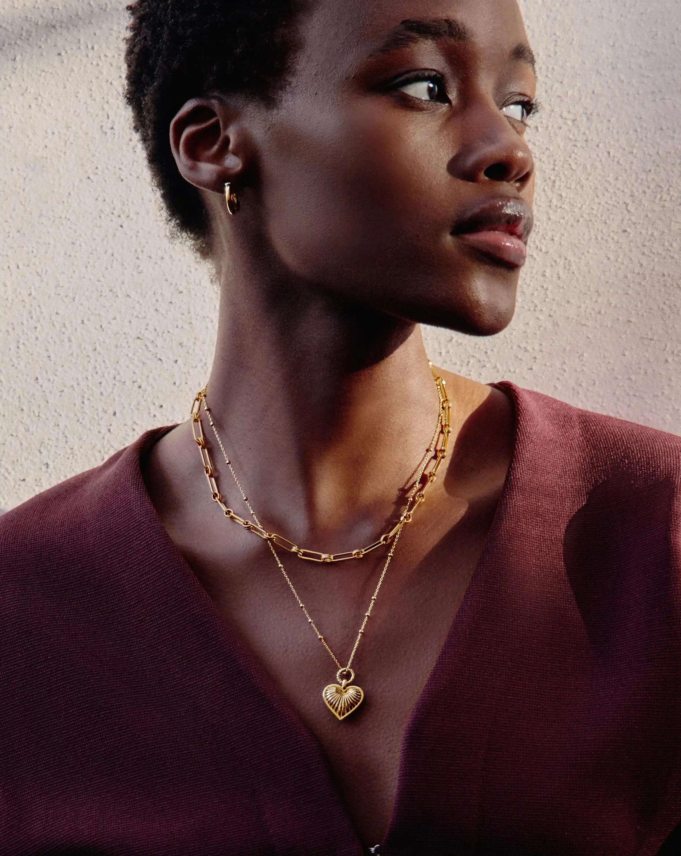 Aegis Chain Necklace | 18k Gold Plated - Image 2