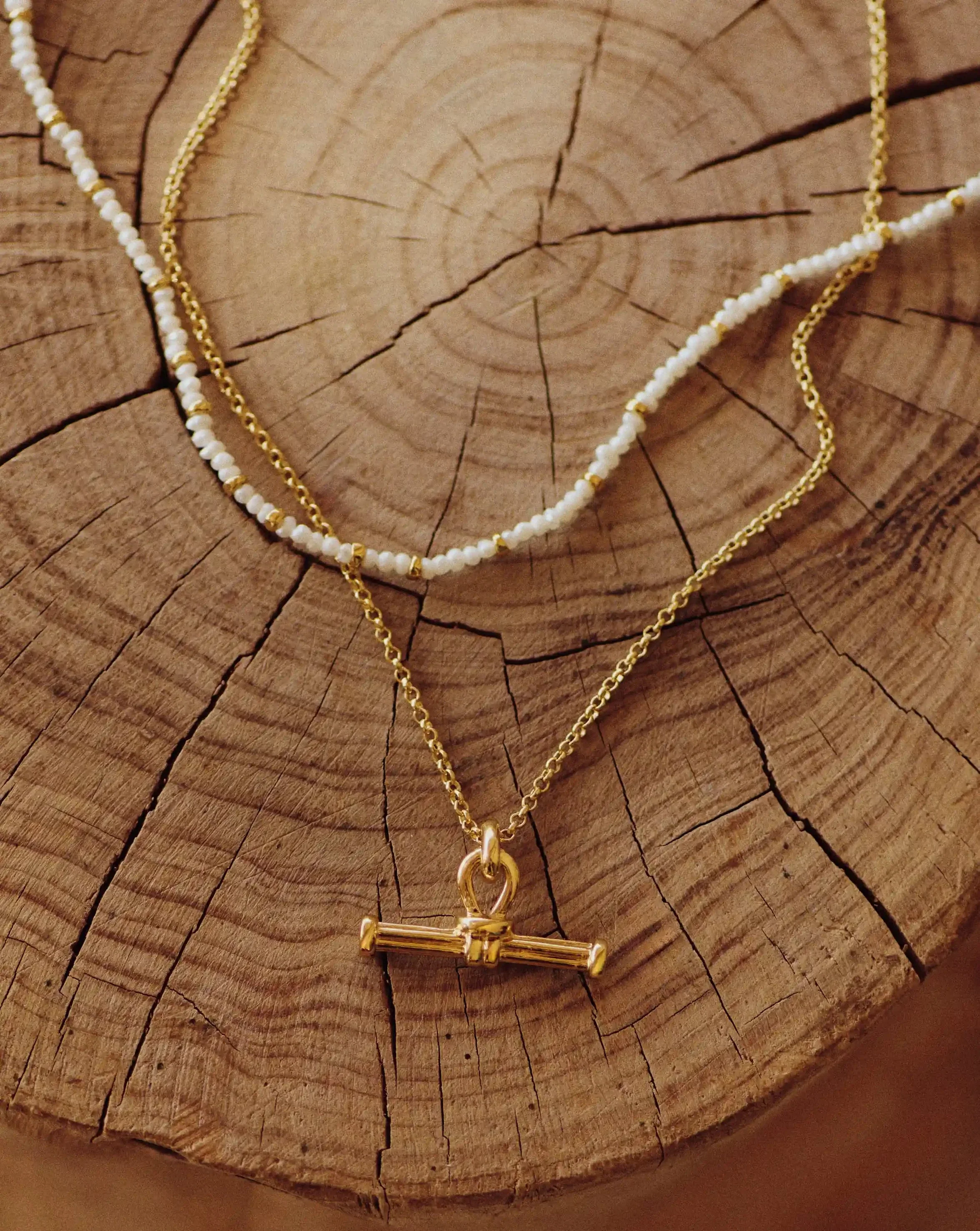 Andy Everyday Pearl Set | 18k Gold Plated, Pearl - Image 3