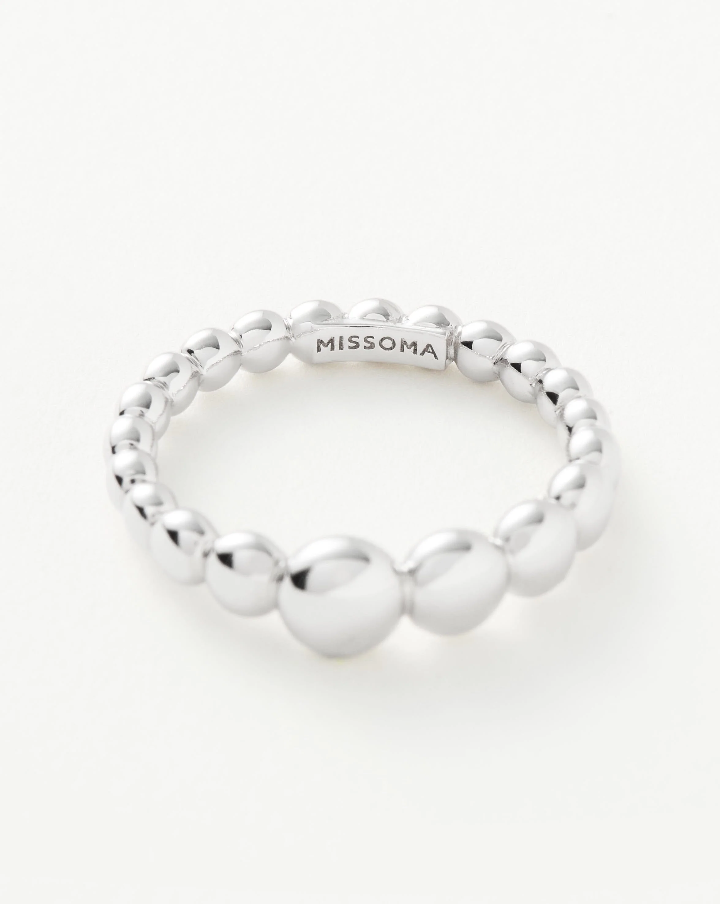 Beaded Stacking Ring | Sterling Silver - Image 4