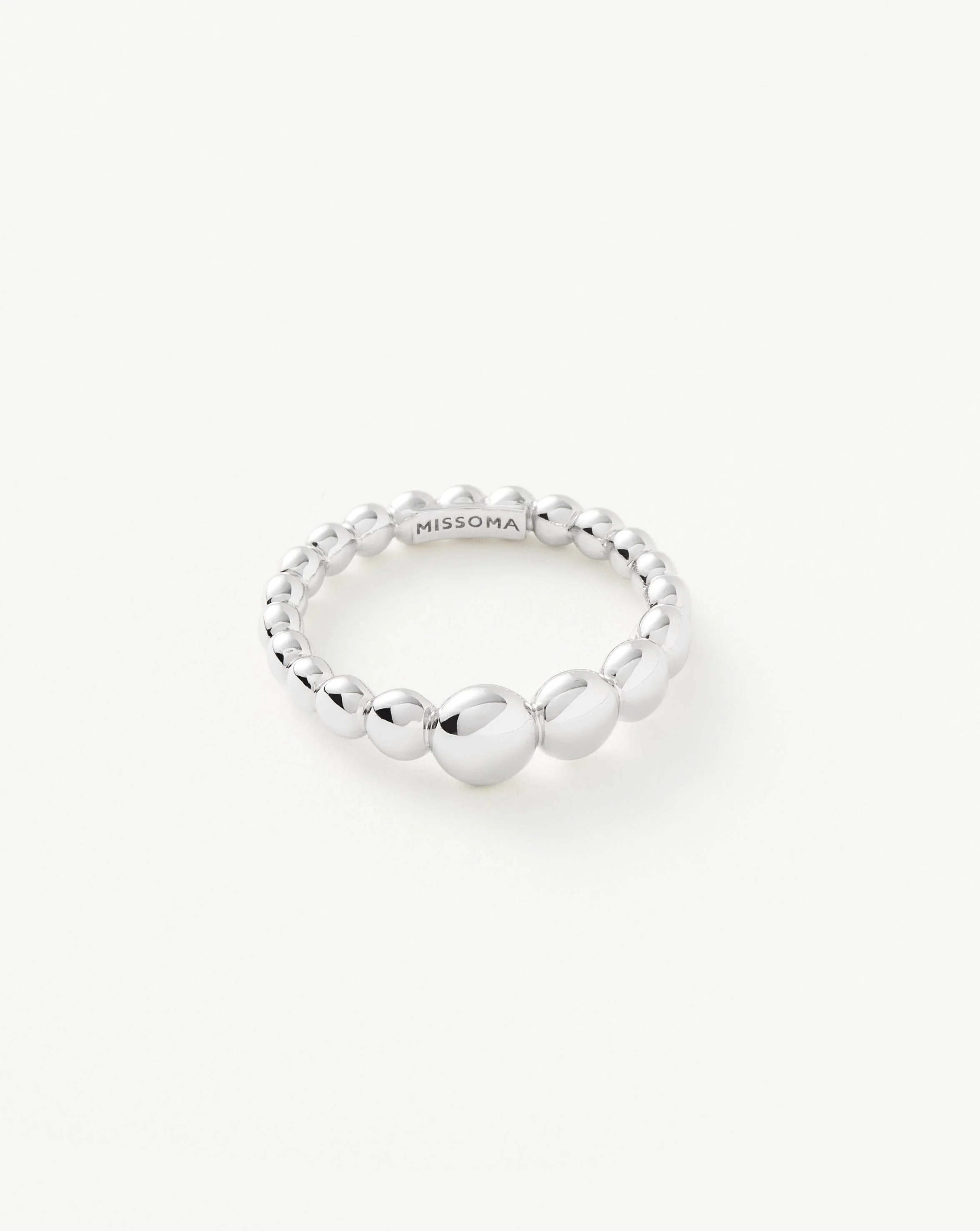 Beaded Stacking Ring | Sterling Silver - Image 5