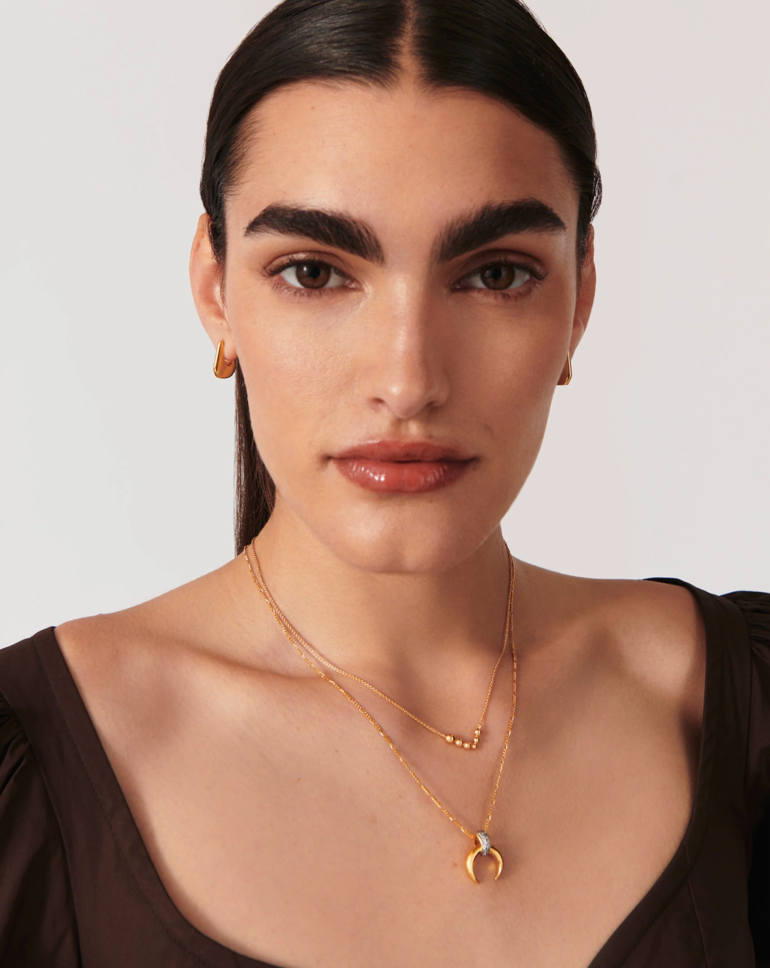 Beaded Stone Pendant Necklace - Image 6