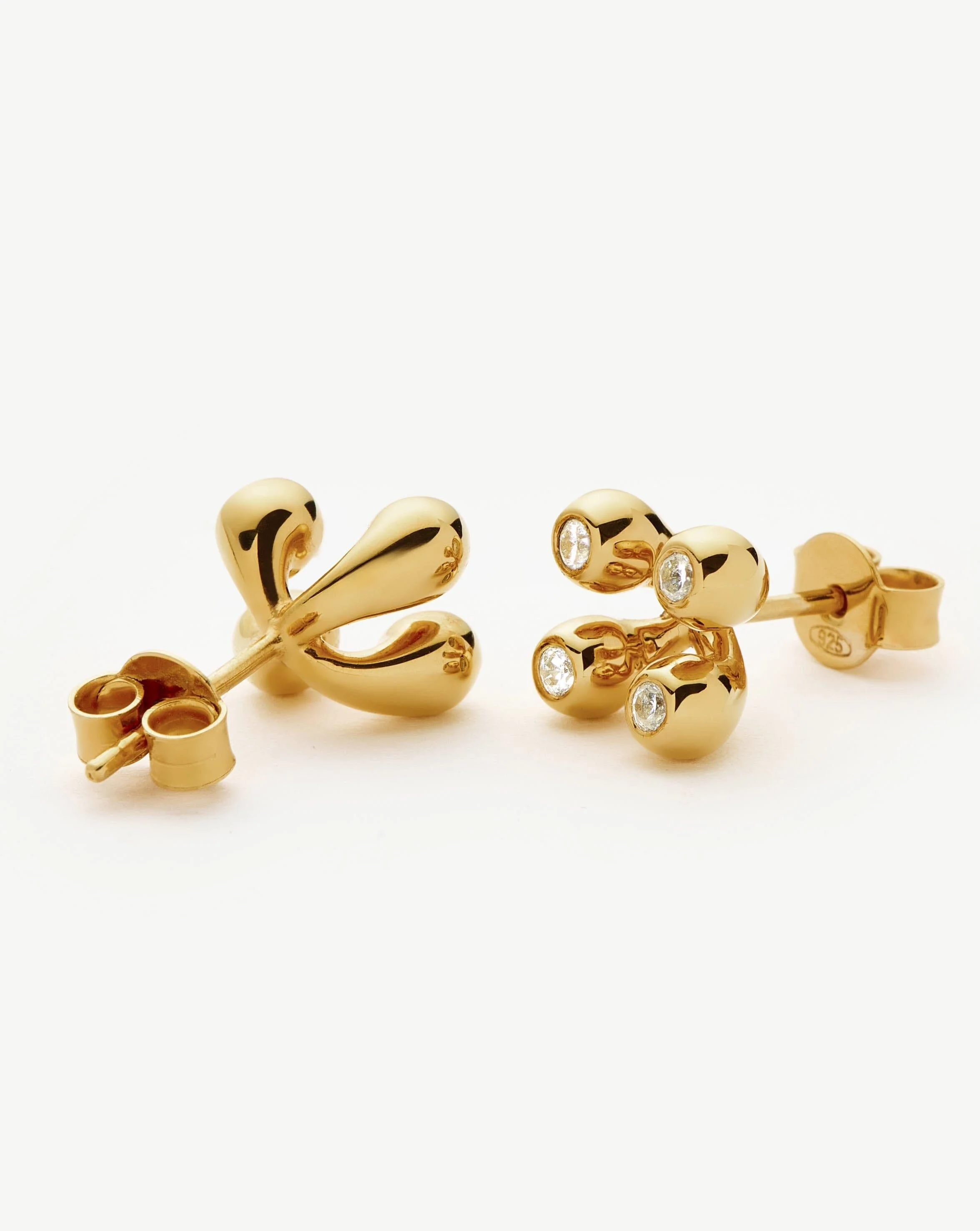 Atom Stud Earrings | 18k Gold Vermeil - Image 5