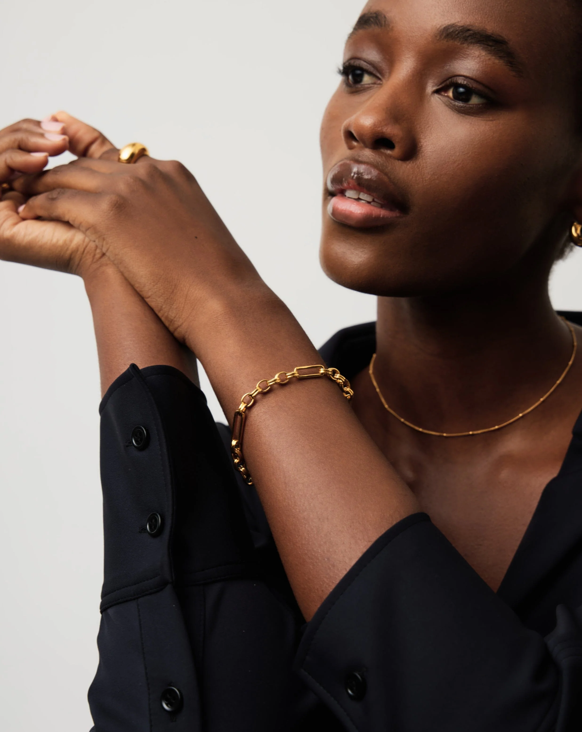 Axiom Chain Bracelet | 18k Gold Plated - Image 2