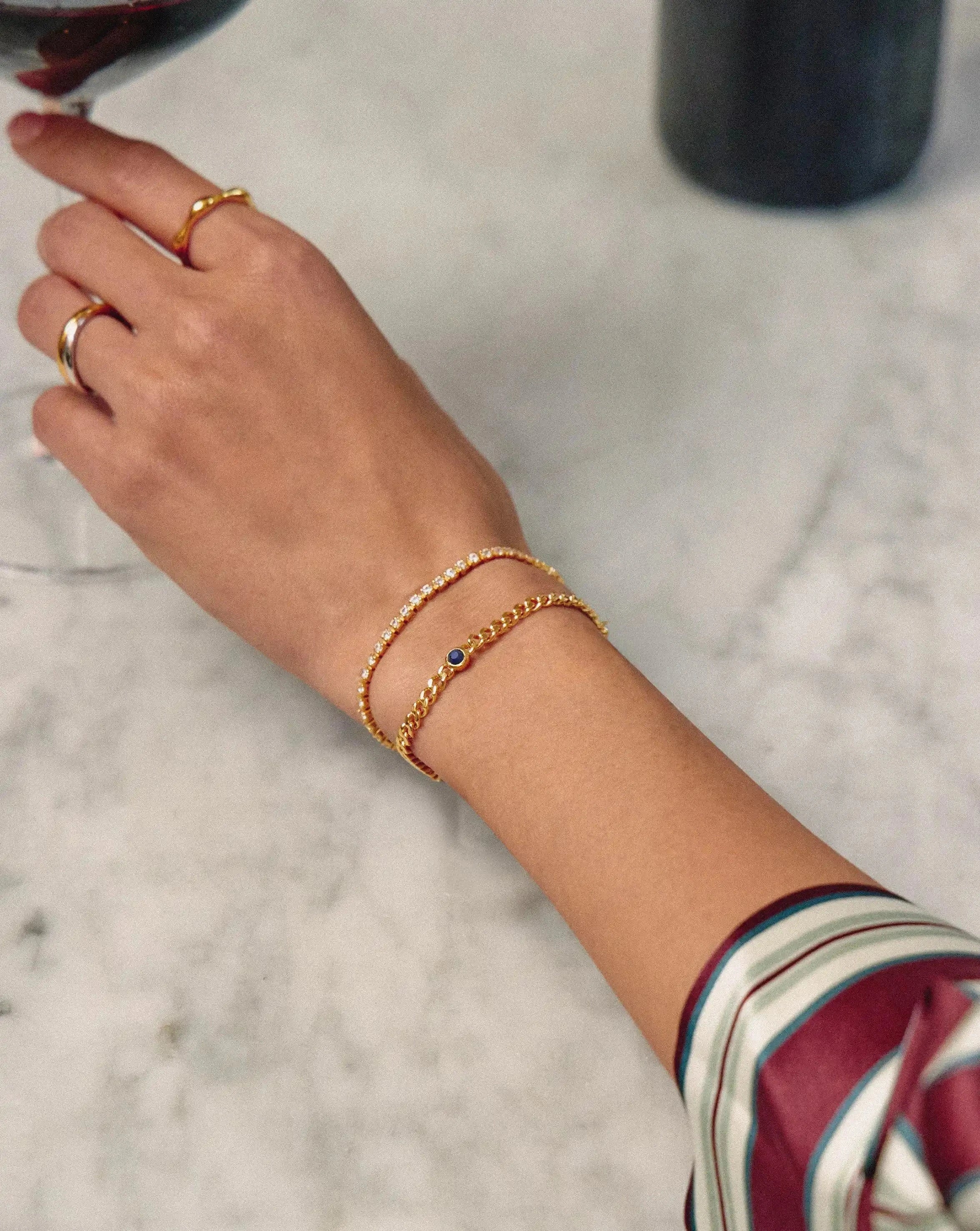 Birthstone Bracelet | 18k Gold Vermeil - Image 3