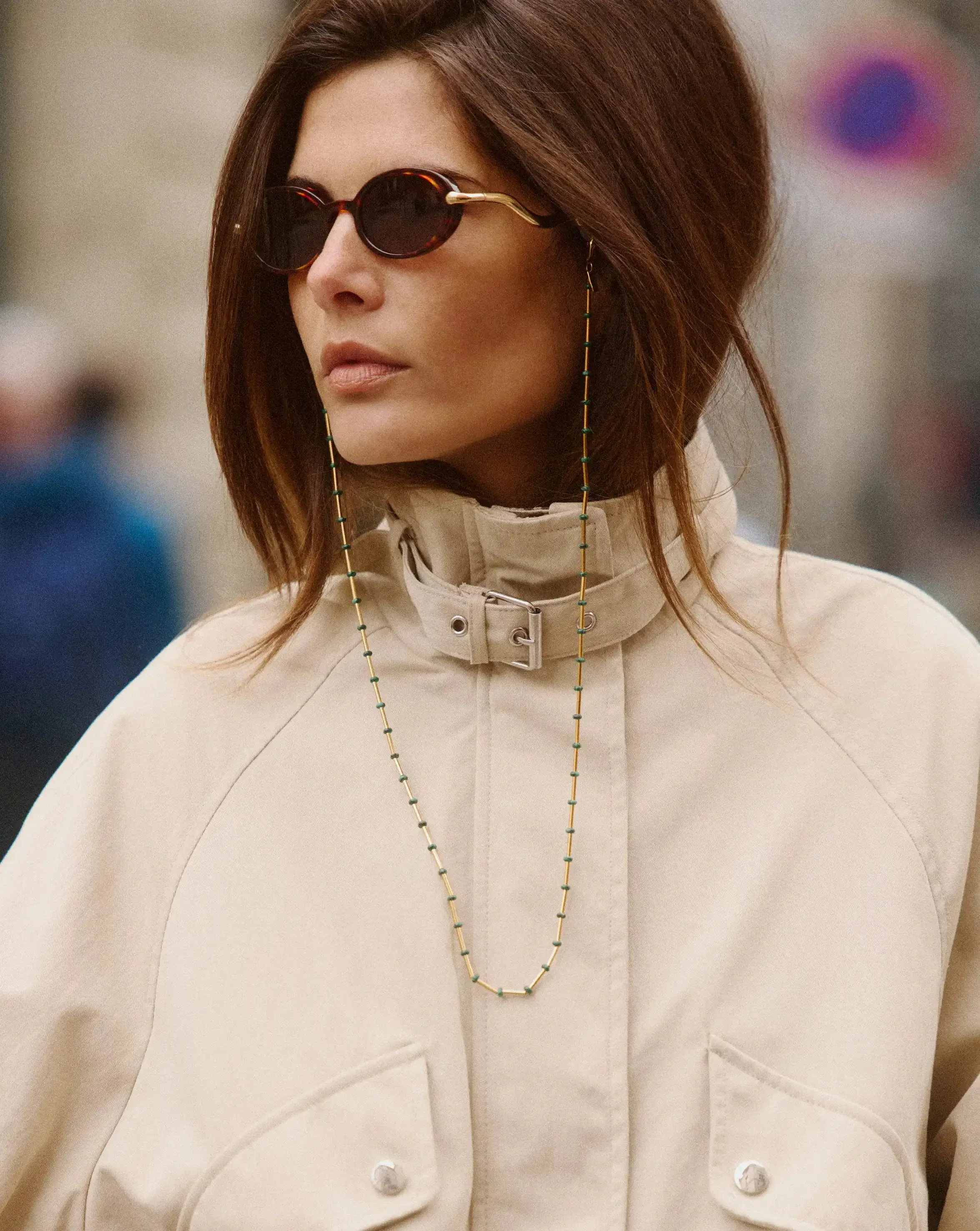 Calissa Sunglasses Chain | 18k Gold Plated - Image 2