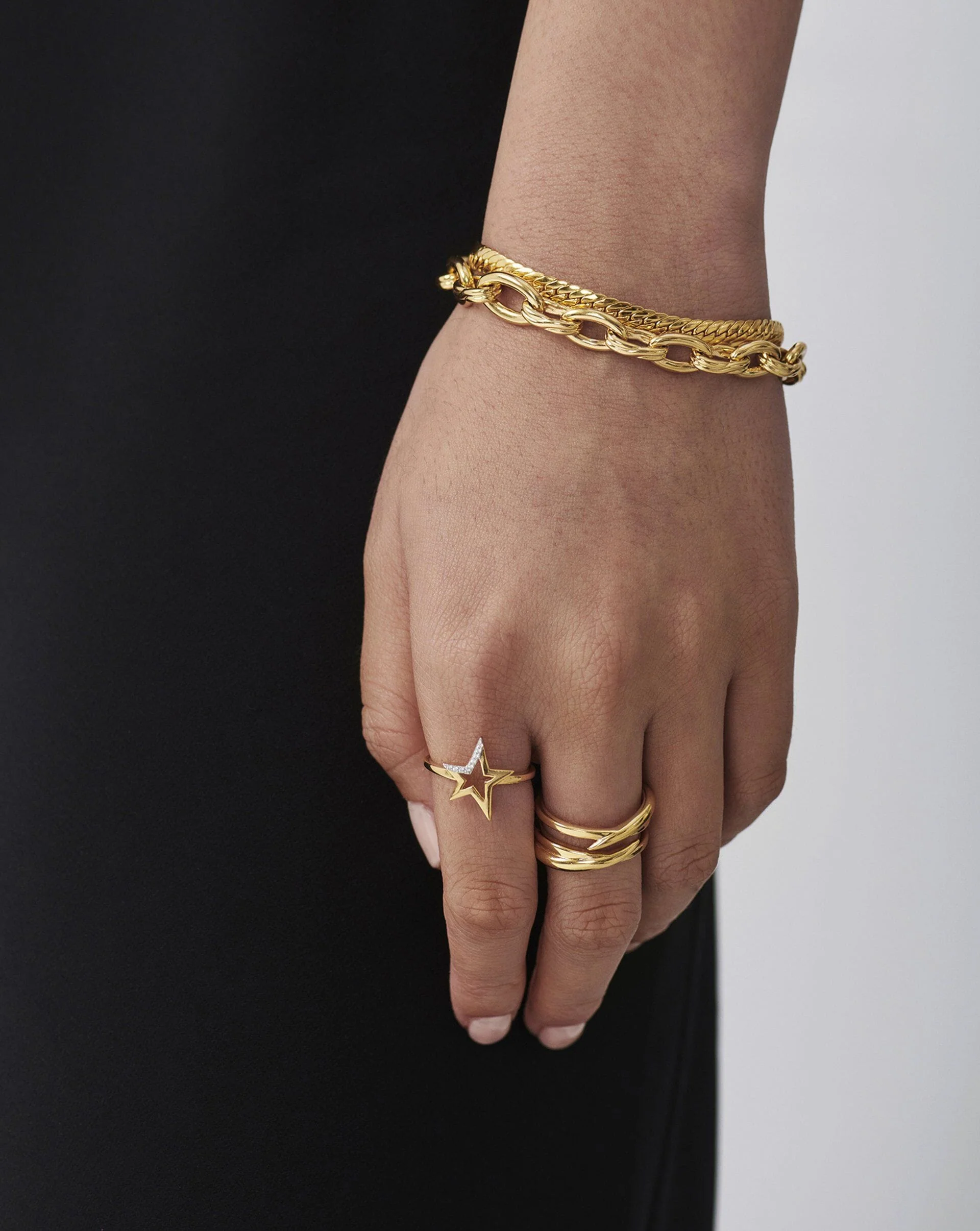 Celestial Pave Star Ring | 18k Gold Vermeil/Cubic Zirconia - Image 2