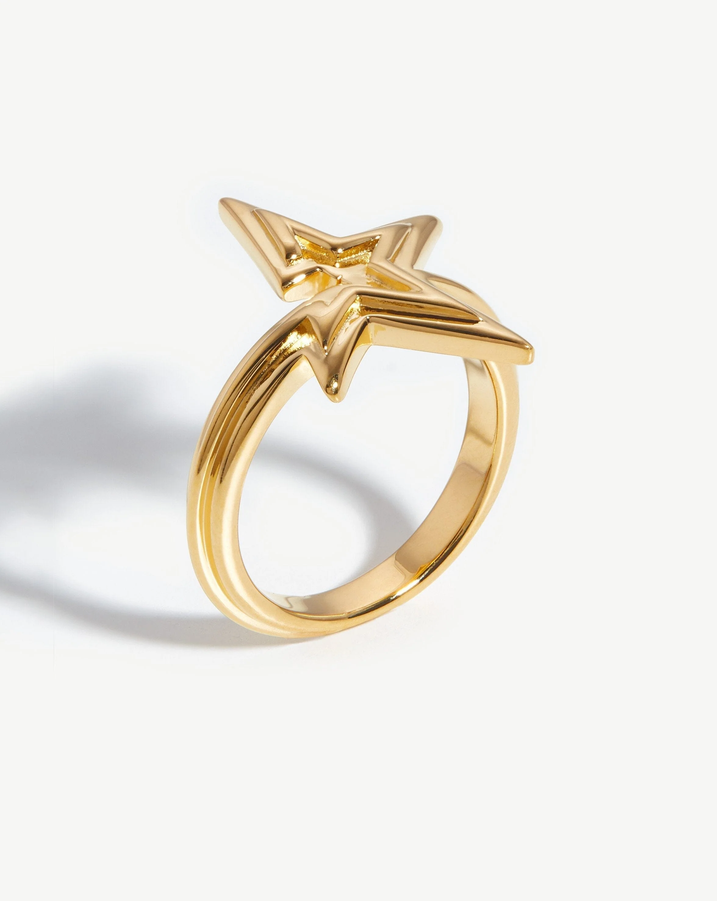 Celestial Ridge Star Ring | 18k Gold Vermeil - Image 5