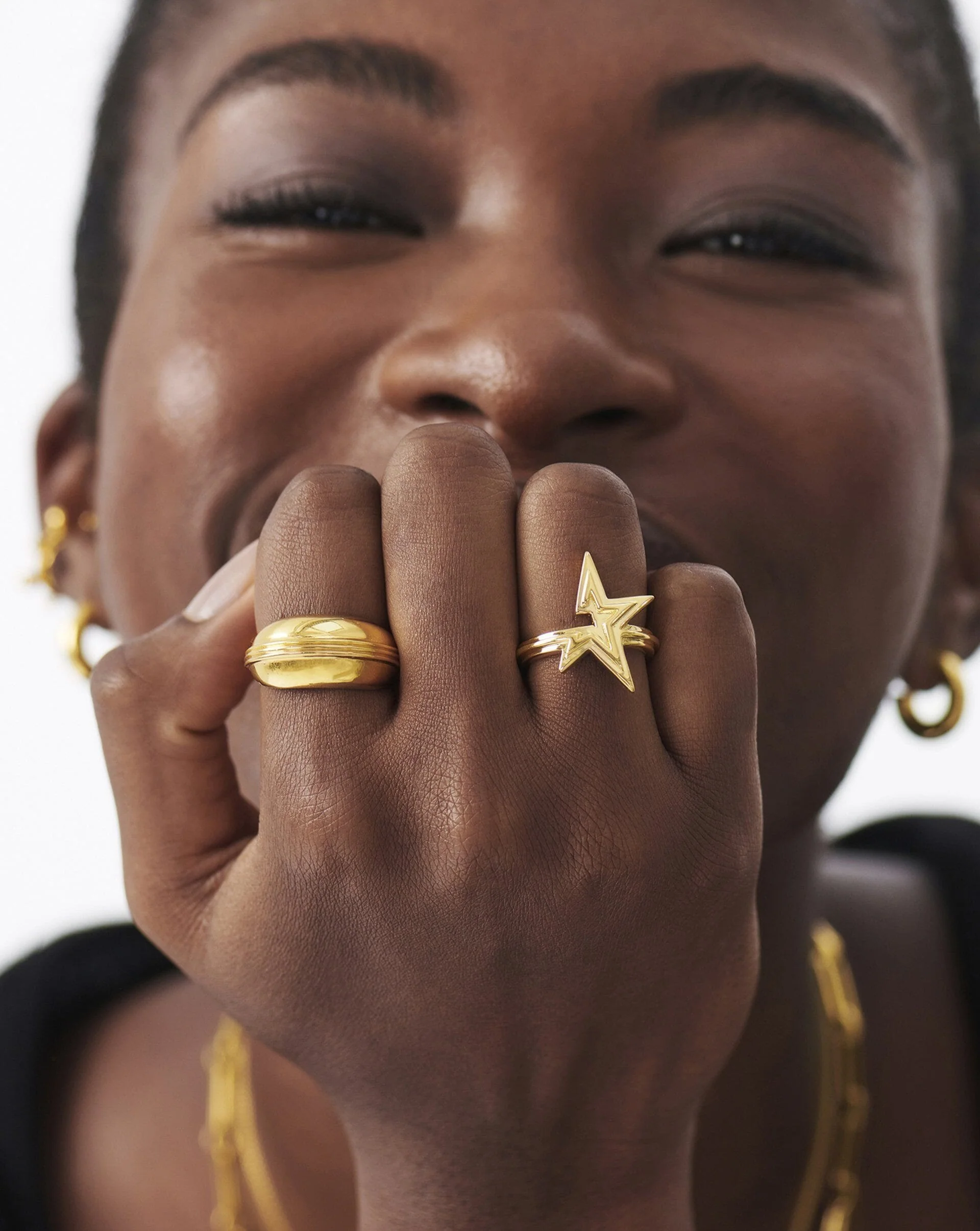 Celestial Ridge Star Ring | 18k Gold Vermeil - Image 7