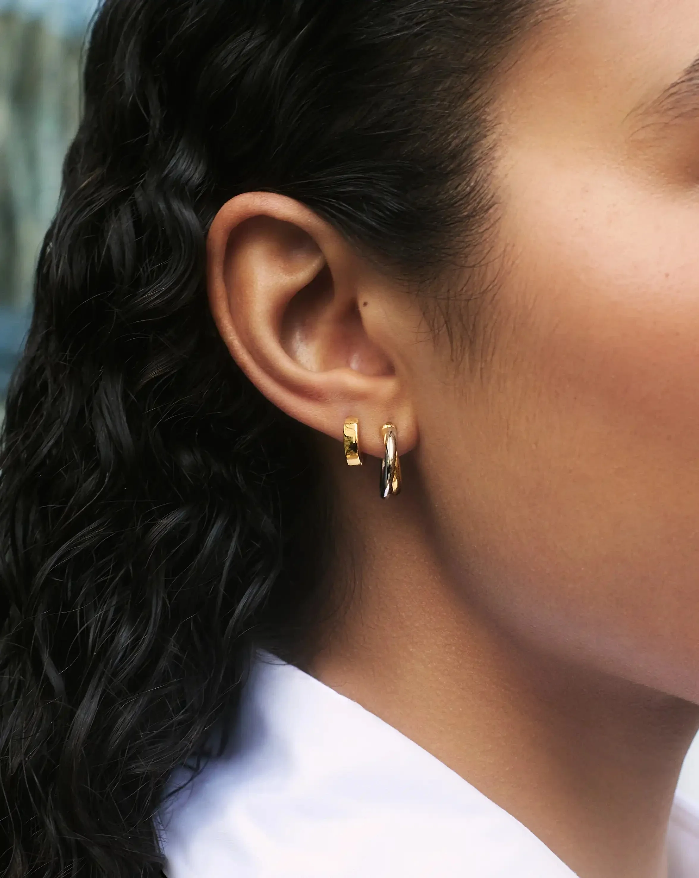 Chubby Tunnel Huggies | 18k Gold Vermeil - Image 2