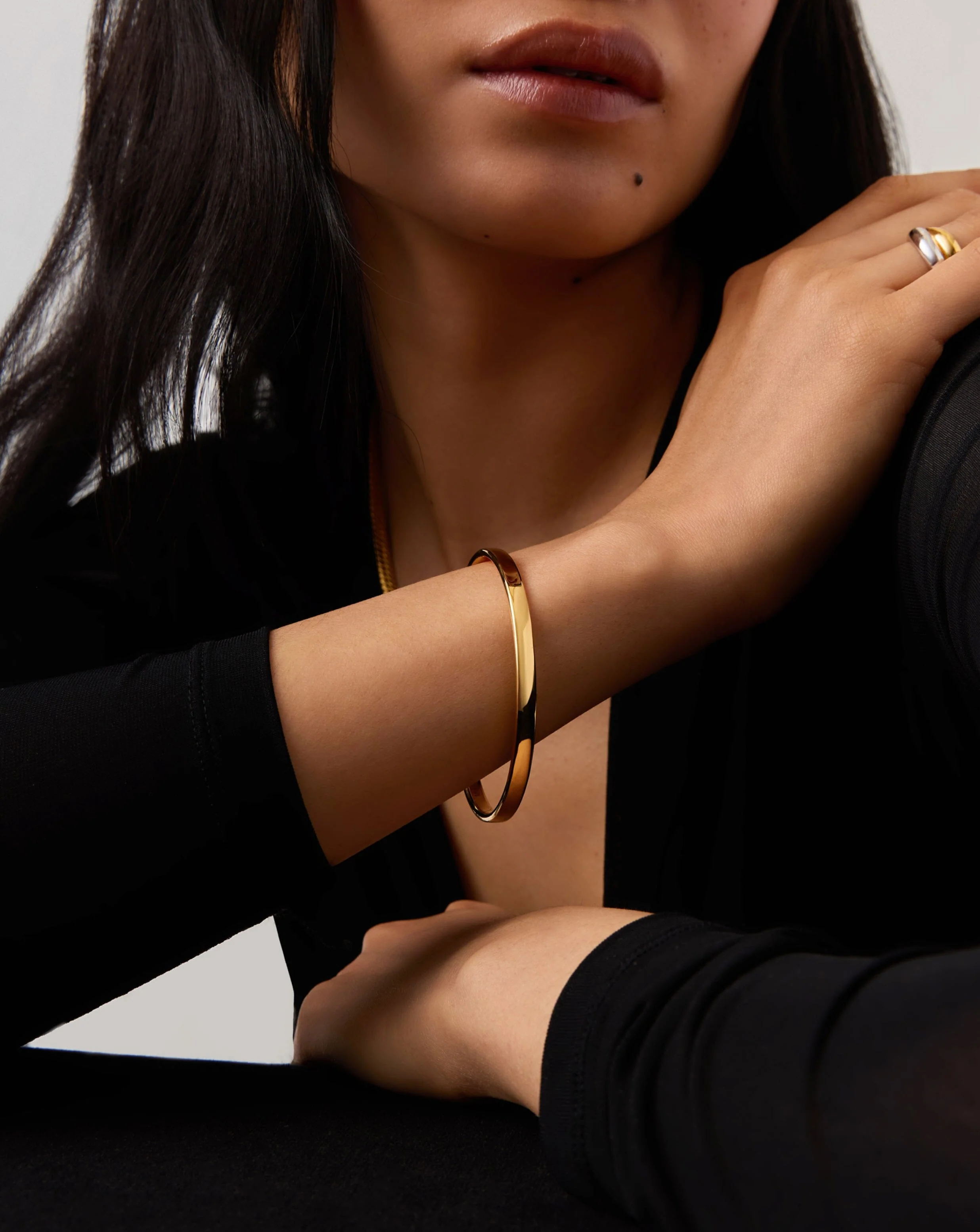 Classic Round Bangle | 18k Gold Plated - Image 2