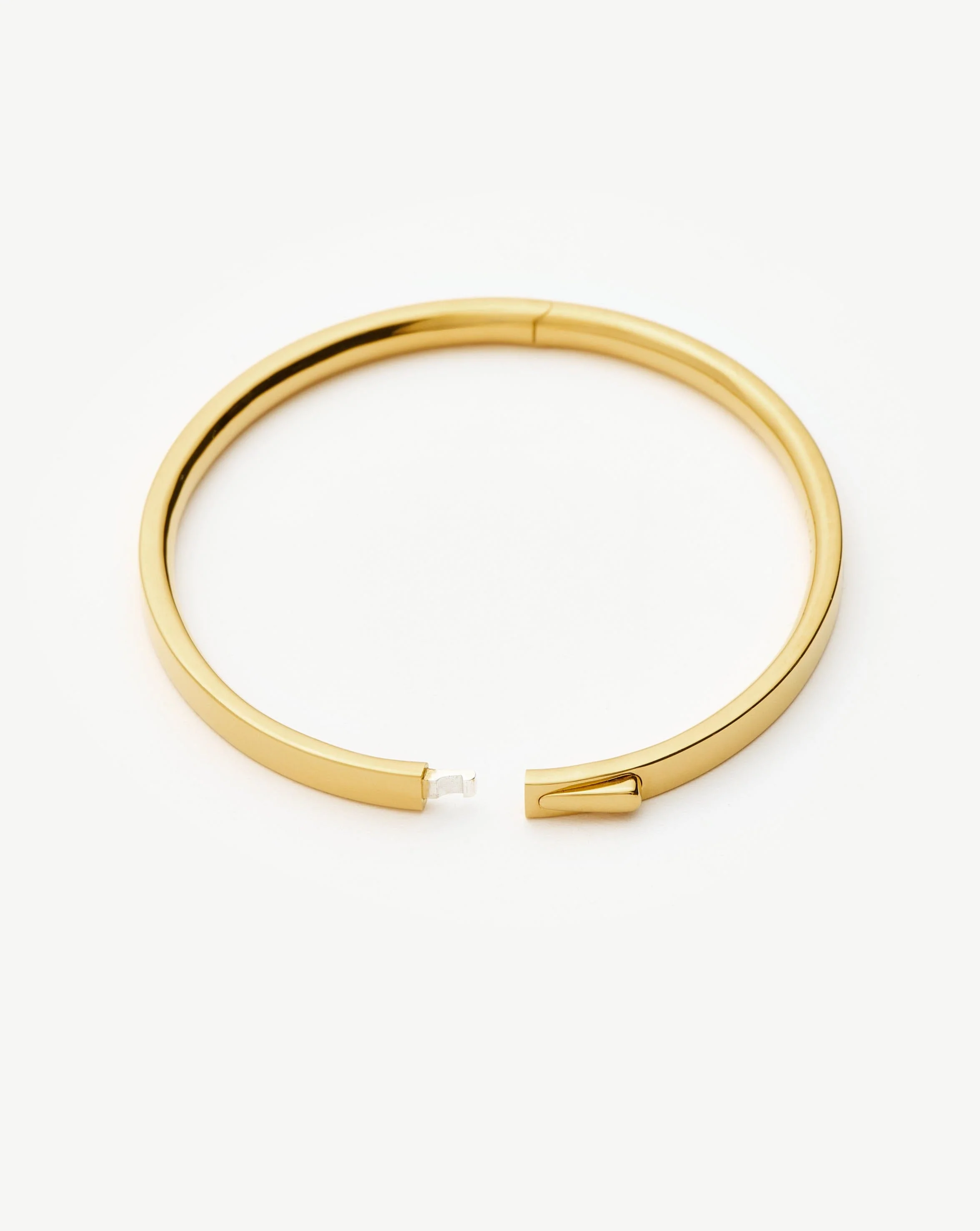 Classic Hinged Bangle | 18k Gold Vermeil - Image 6