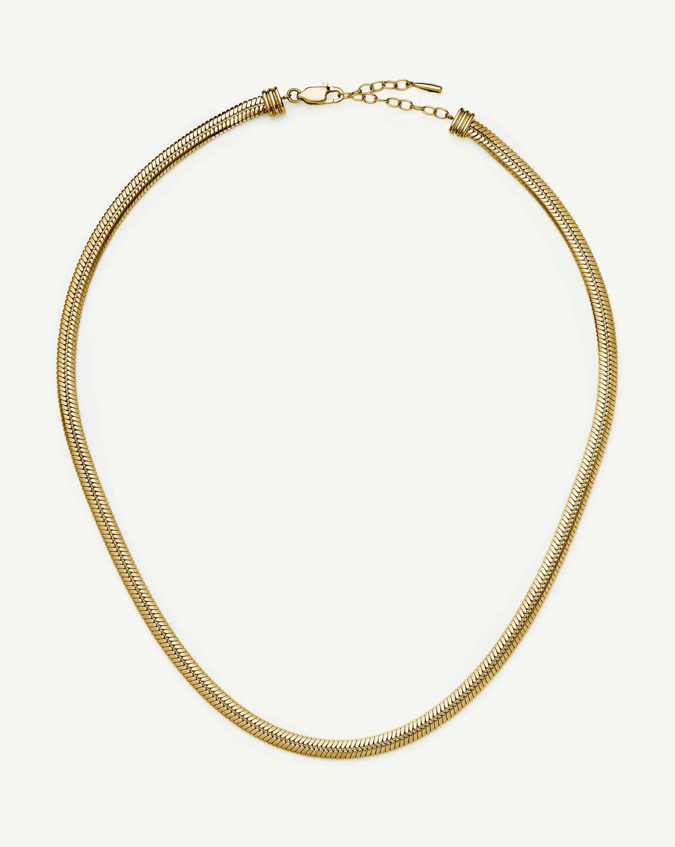 Classic Snake Chain Necklace | 18k Gold Plated
