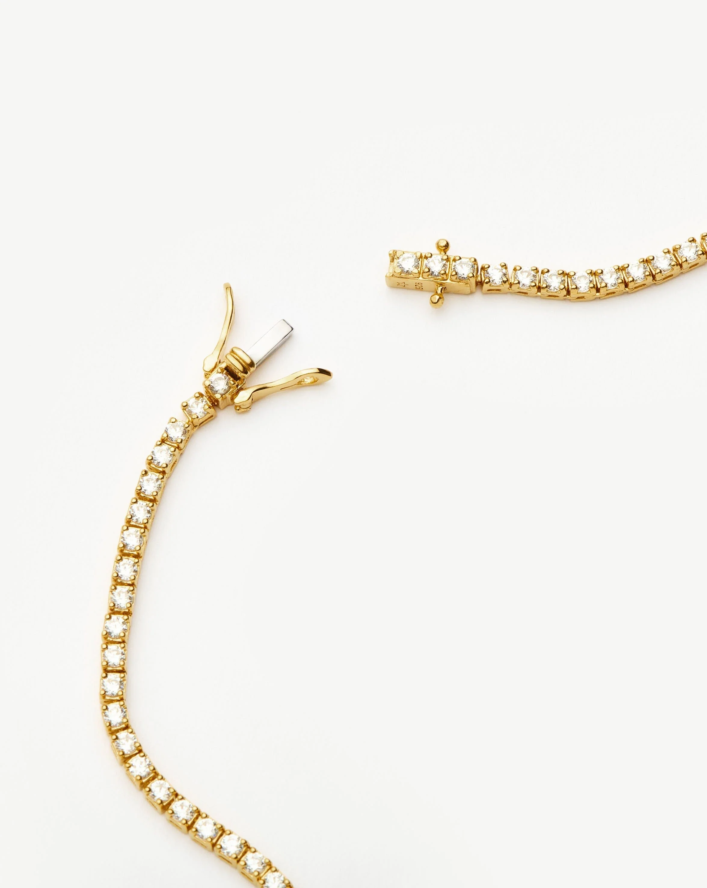 Classic Tennis Necklace | 18k Gold Vermeil Cubic Zirconia - Image 4