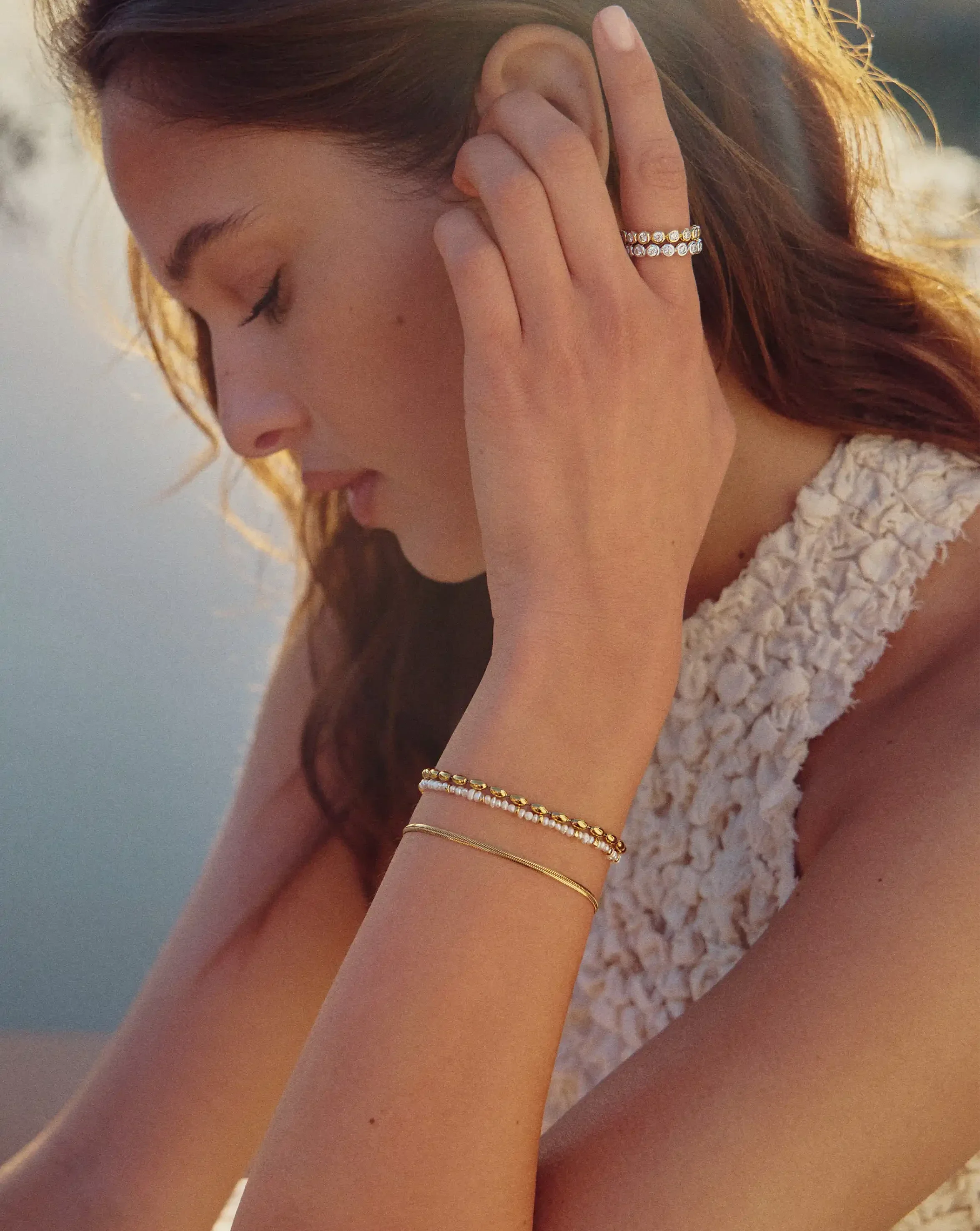 Thin Snake Chain Bracelet | 18k Gold Plated - Image 3
