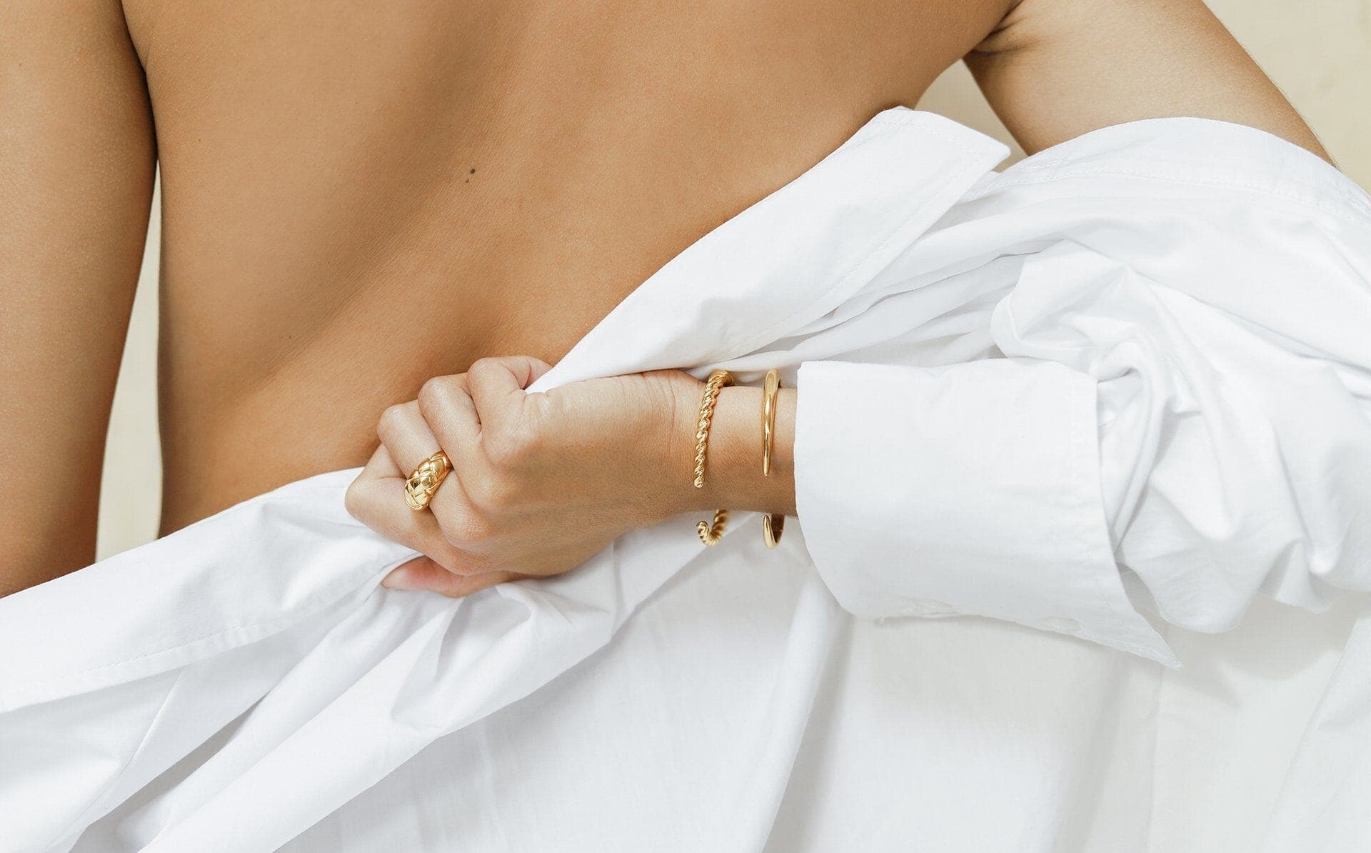 Claw Clove Cuff Bracelet | 18k Gold Plated - Image 3