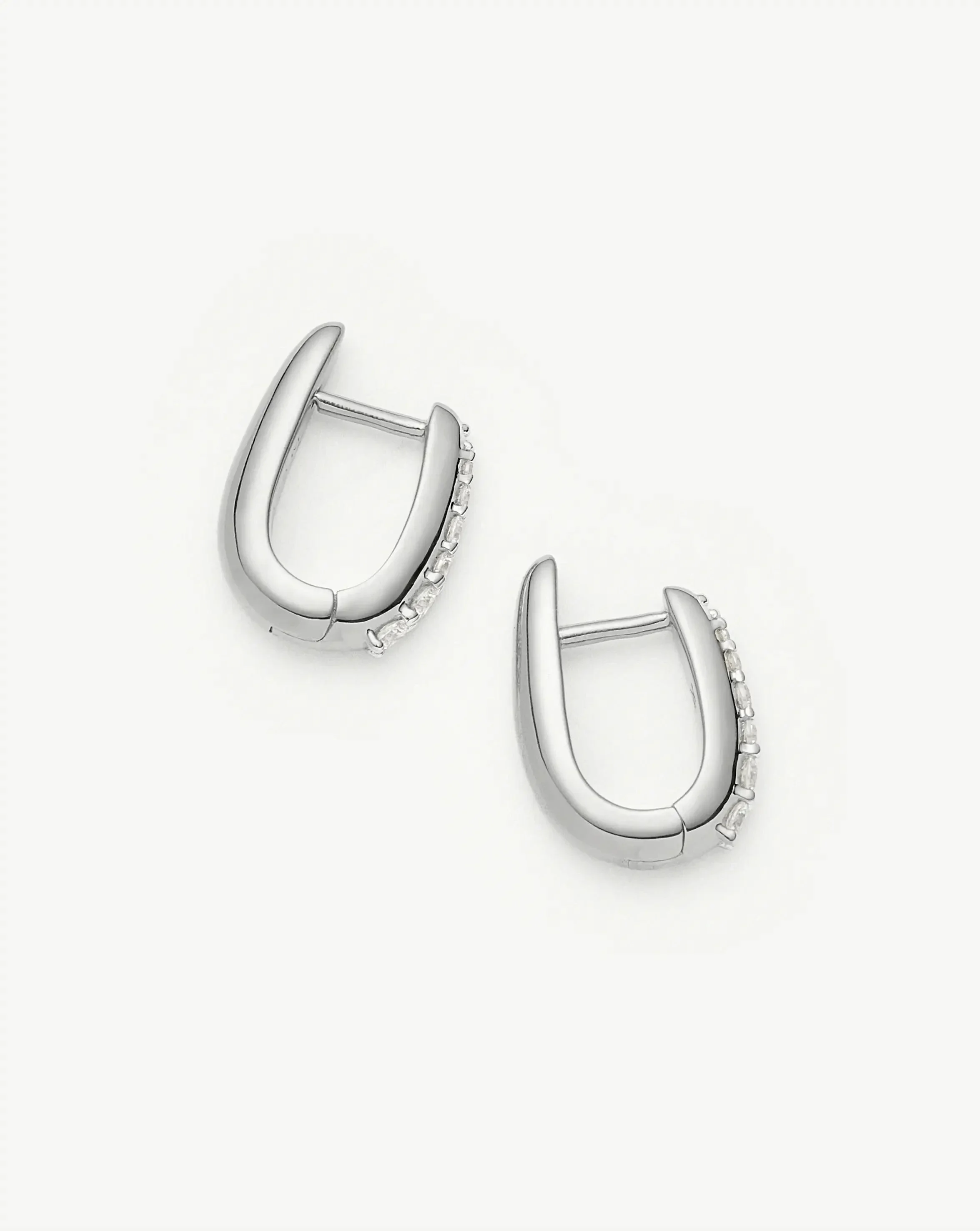 Claw Huggies | Sterling Silver/Pavé - Image 5