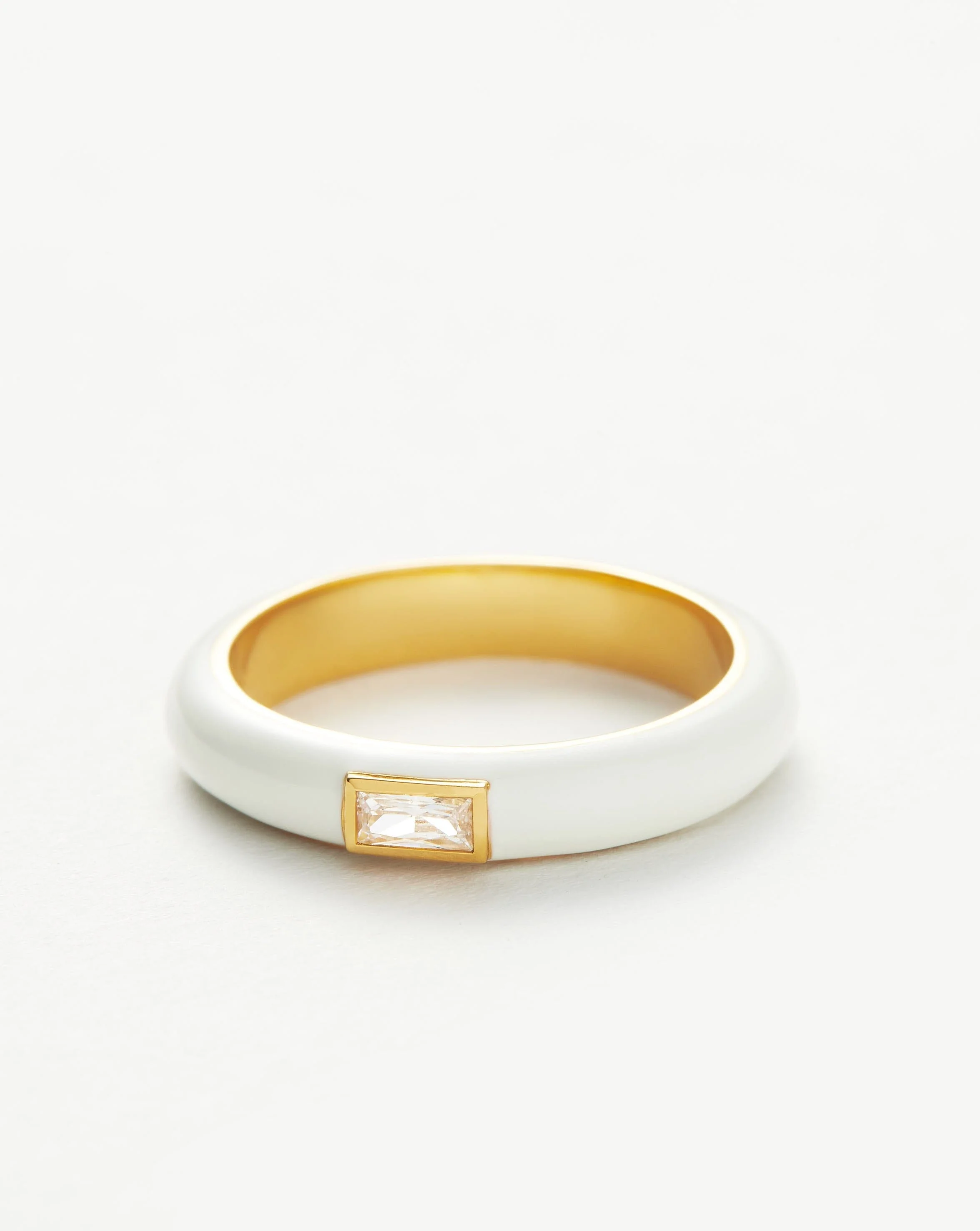Enamel & Stone Stacking Ring - Image 4