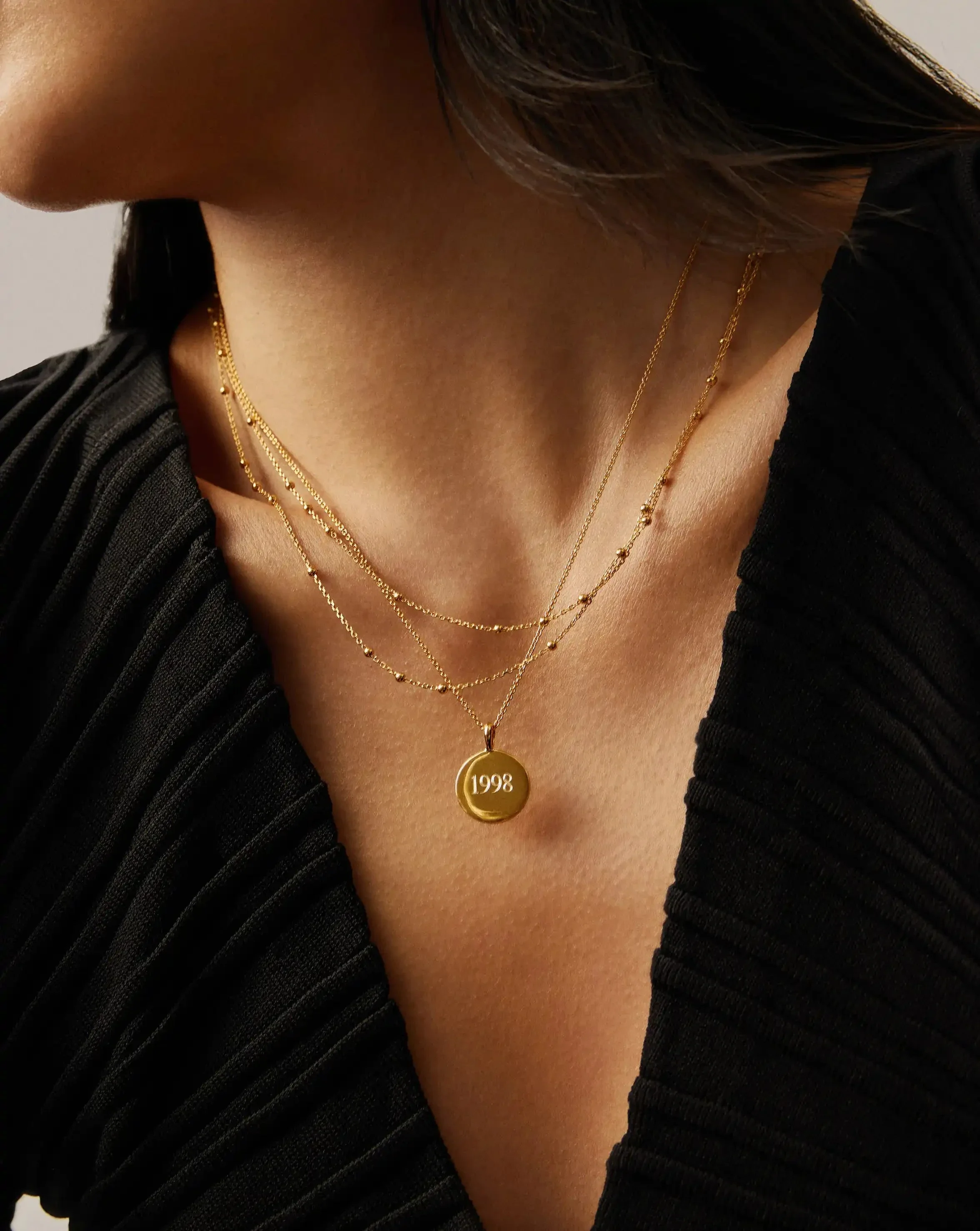 Engravable Round Necklace - Image 2