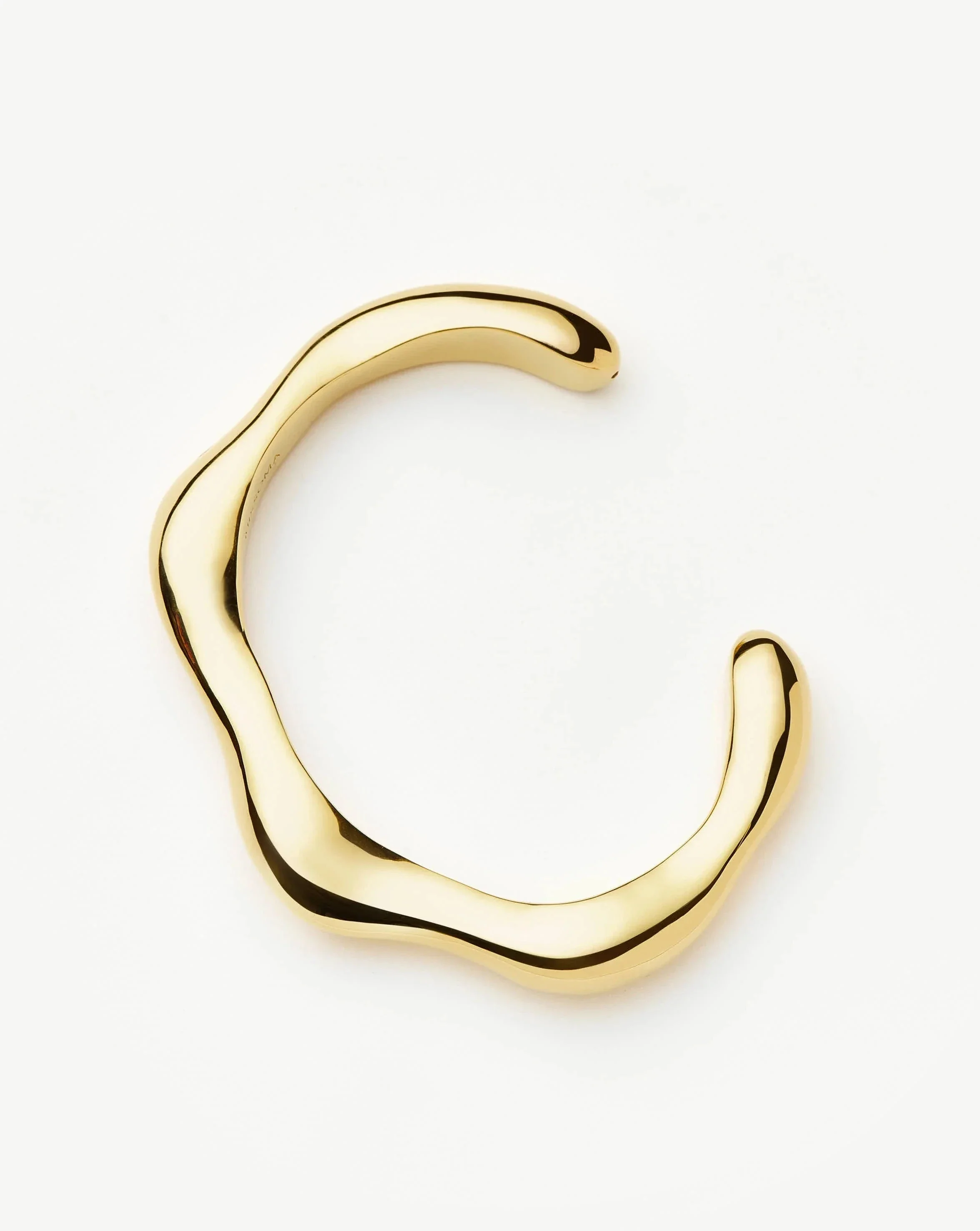 Eny Puffy Cuff Bracelet | 18k Gold Plated - Image 3