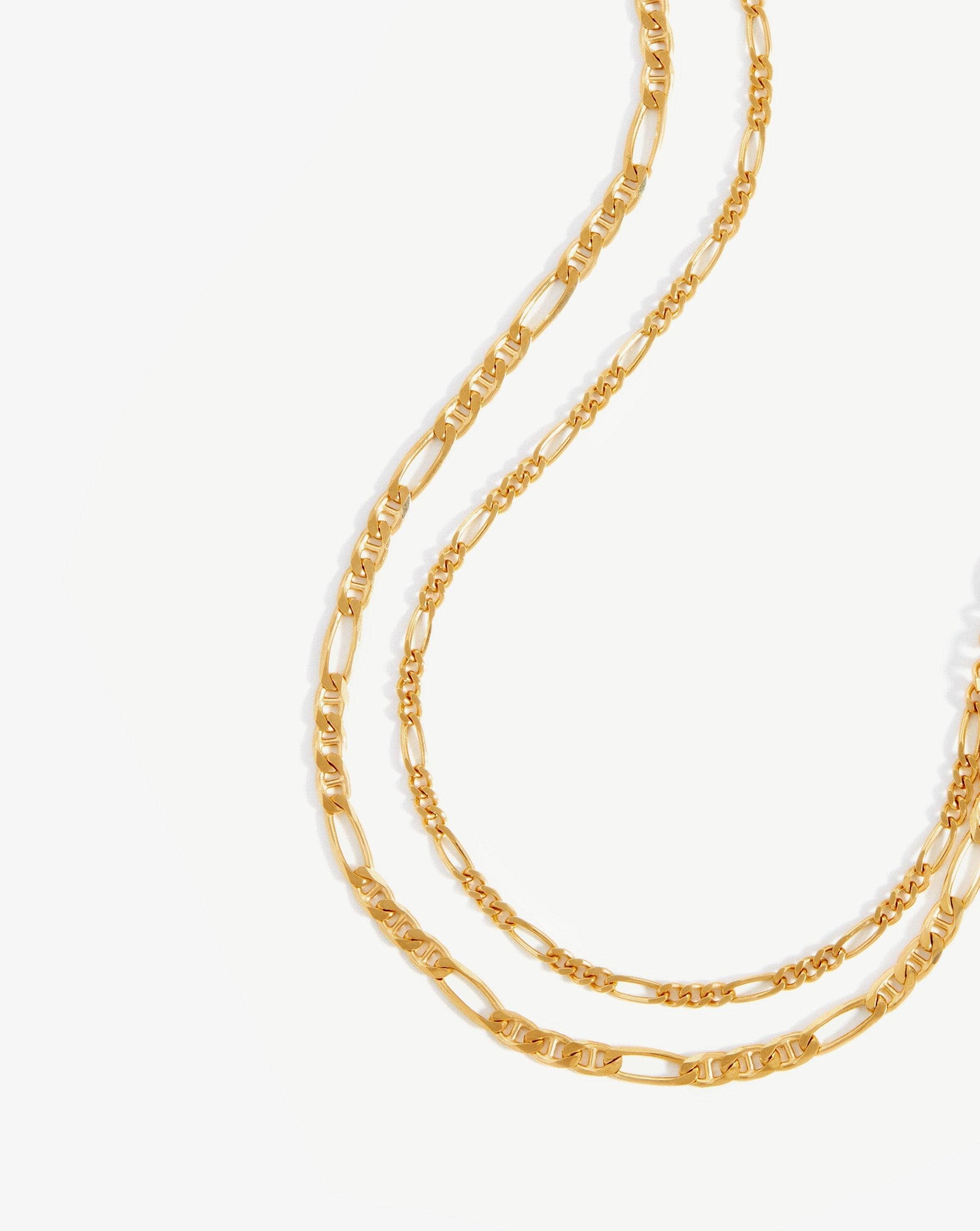 Filia Double Chain Necklace | 18k Gold Vermeil - Image 4