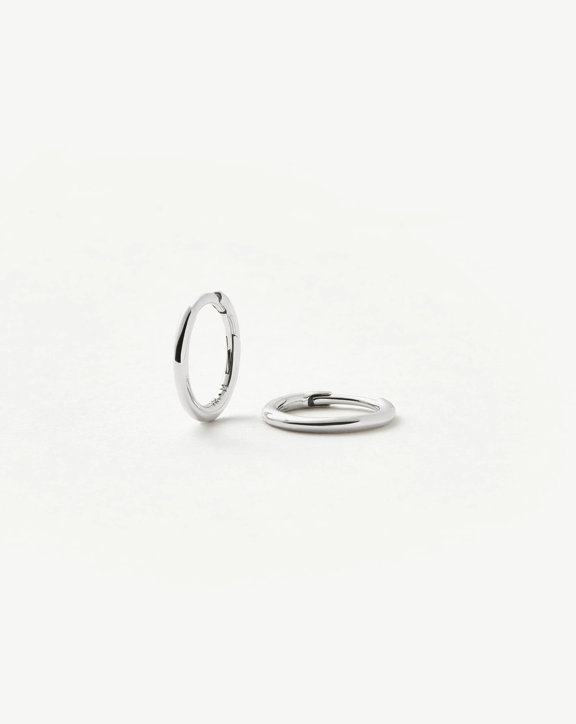 Solid Gold Classic Mini Hoop Earrings