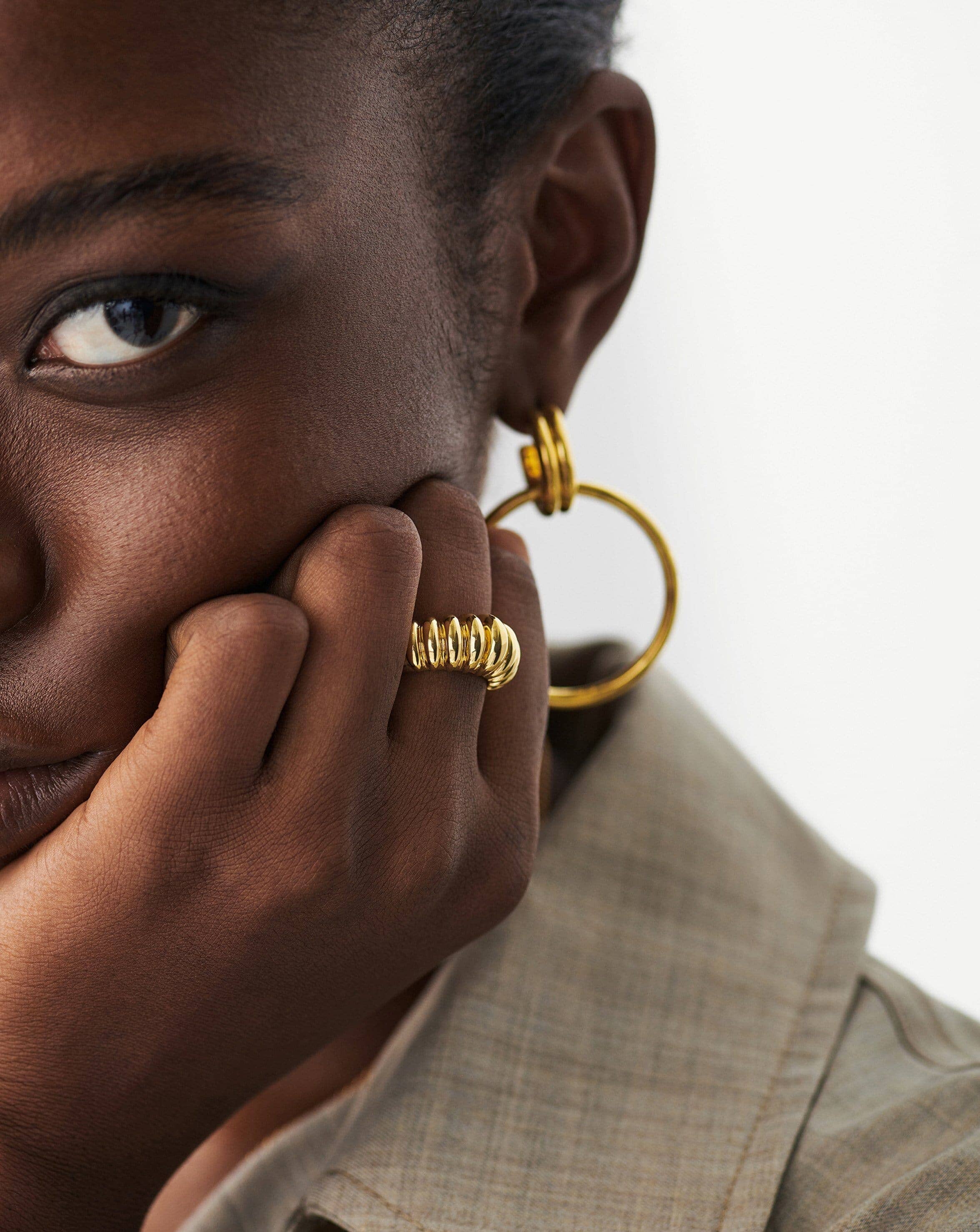Claw Ridge Ring | 18k Gold Plated - Image 2