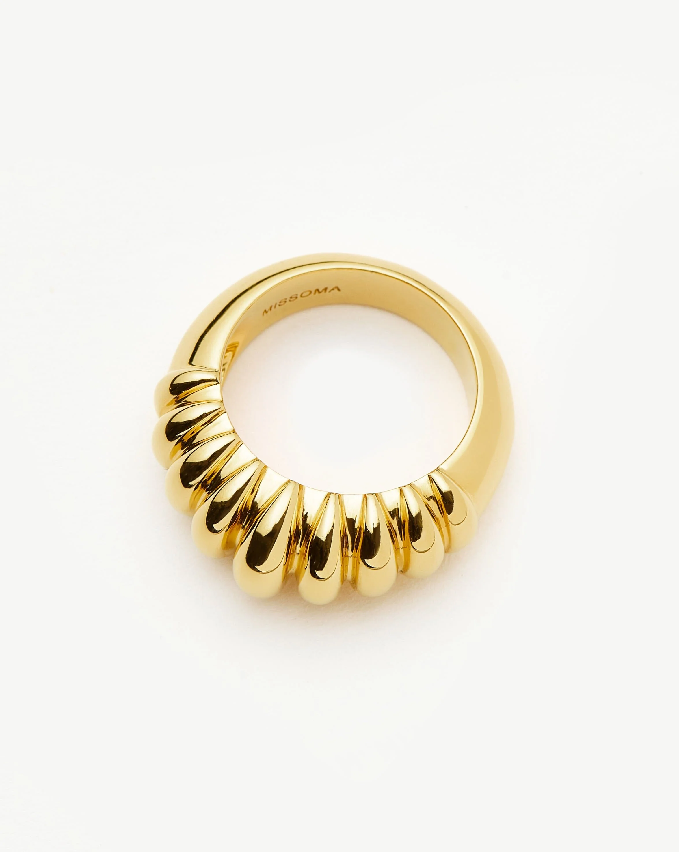 Claw Ridge Ring | 18k Gold Plated - Image 4