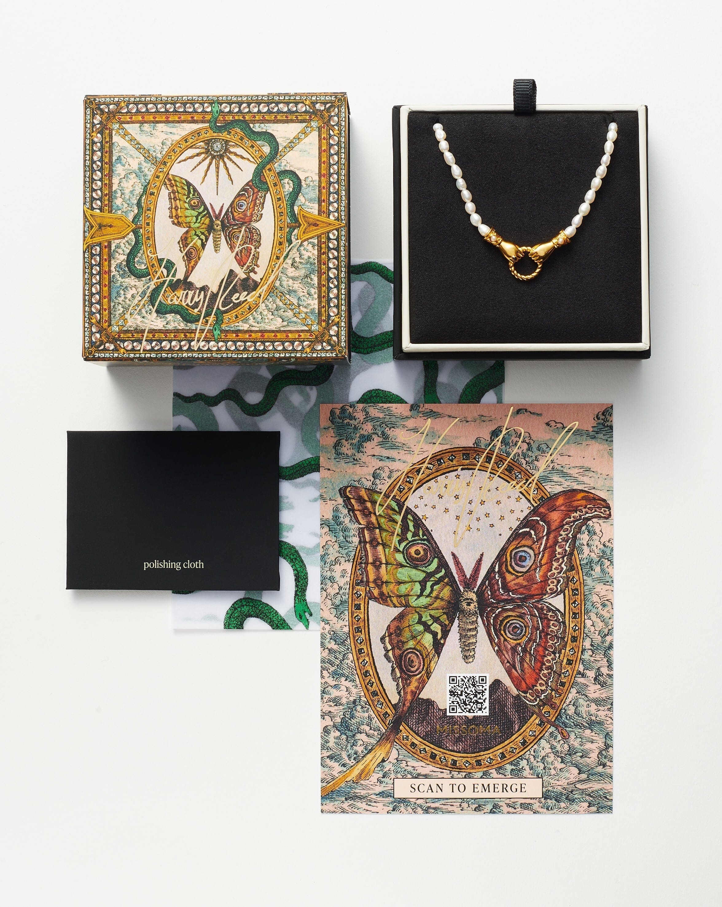 Harris Reed Solid Gold Shield Necklace | - Image 3