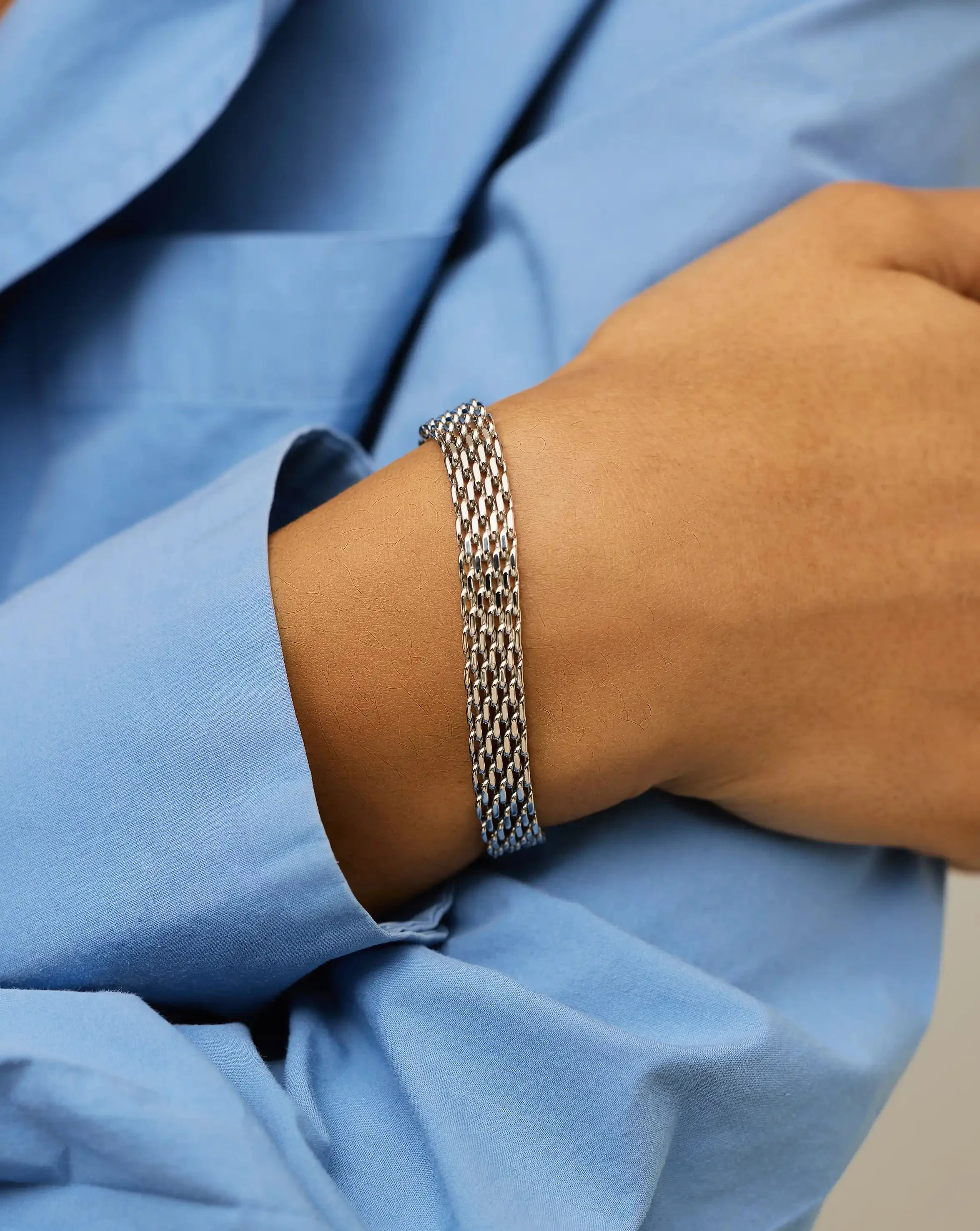 Heirloom Chain Bracelet | Platinum Plated - Image 2