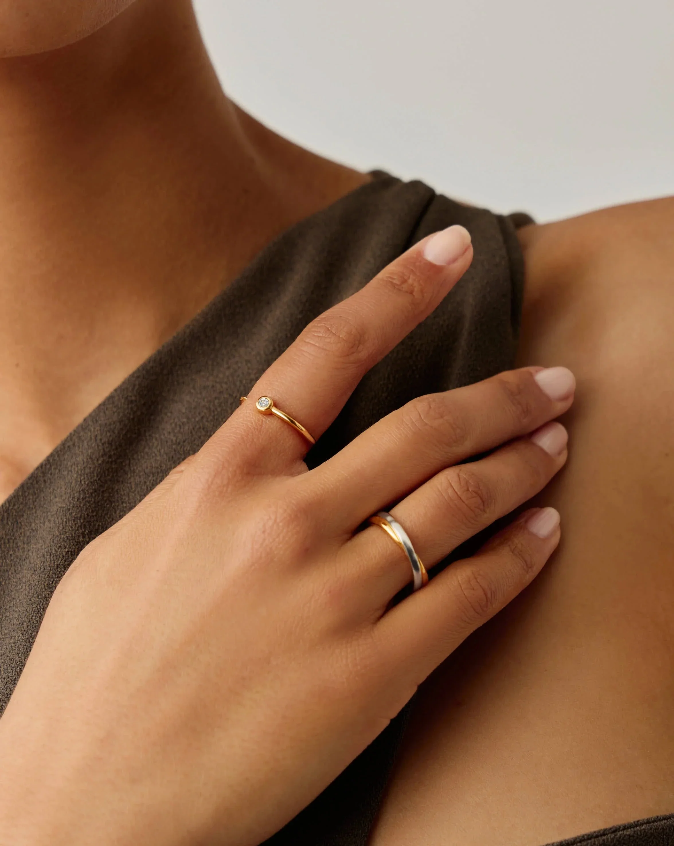Interstellar Ring | 18k Gold Vermeil/Cubic Zirconia - Image 6