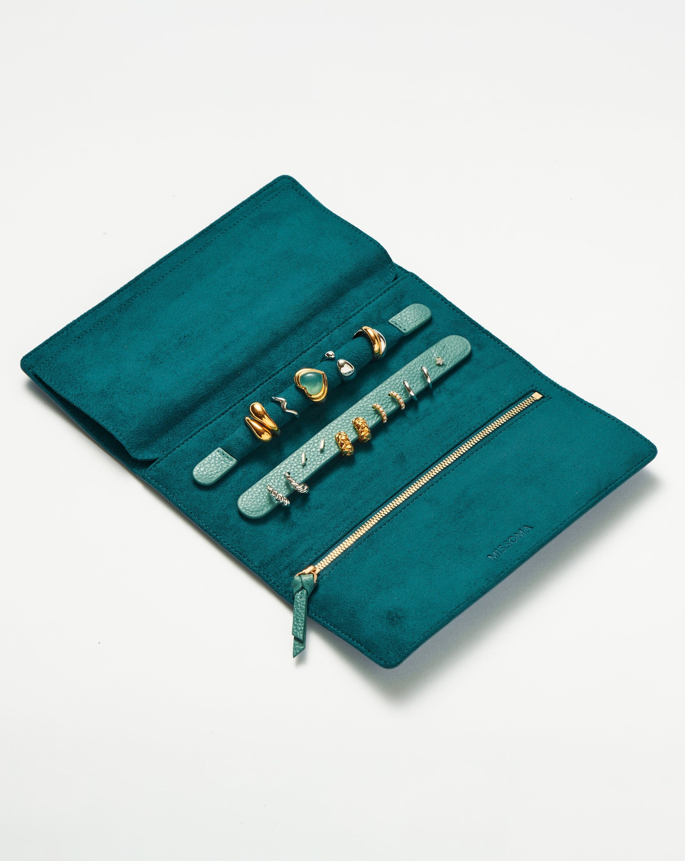 Leather Jewelry Roll | Lapis Blue - Image 3