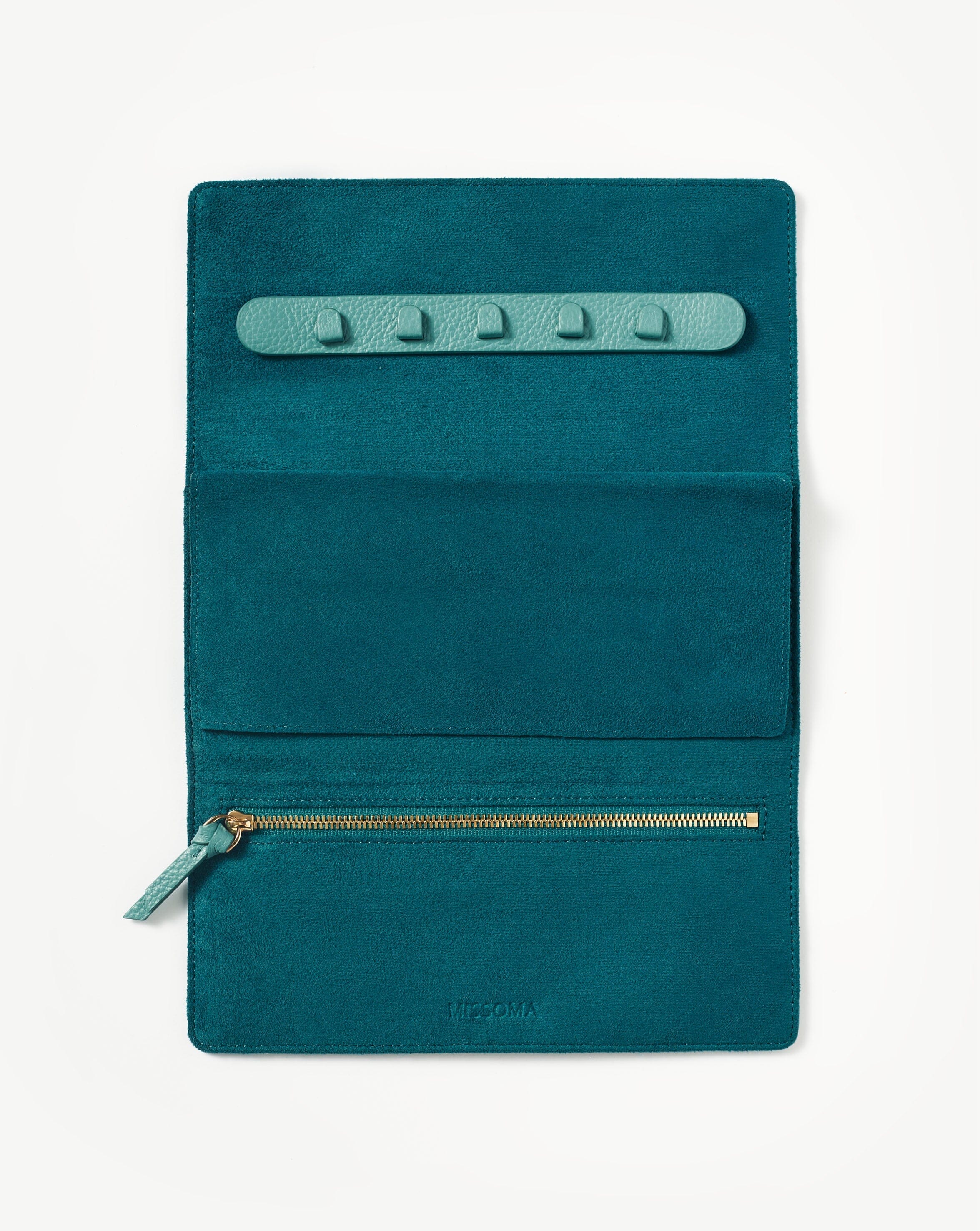 Leather Jewelry Roll | Lapis Blue - Image 4