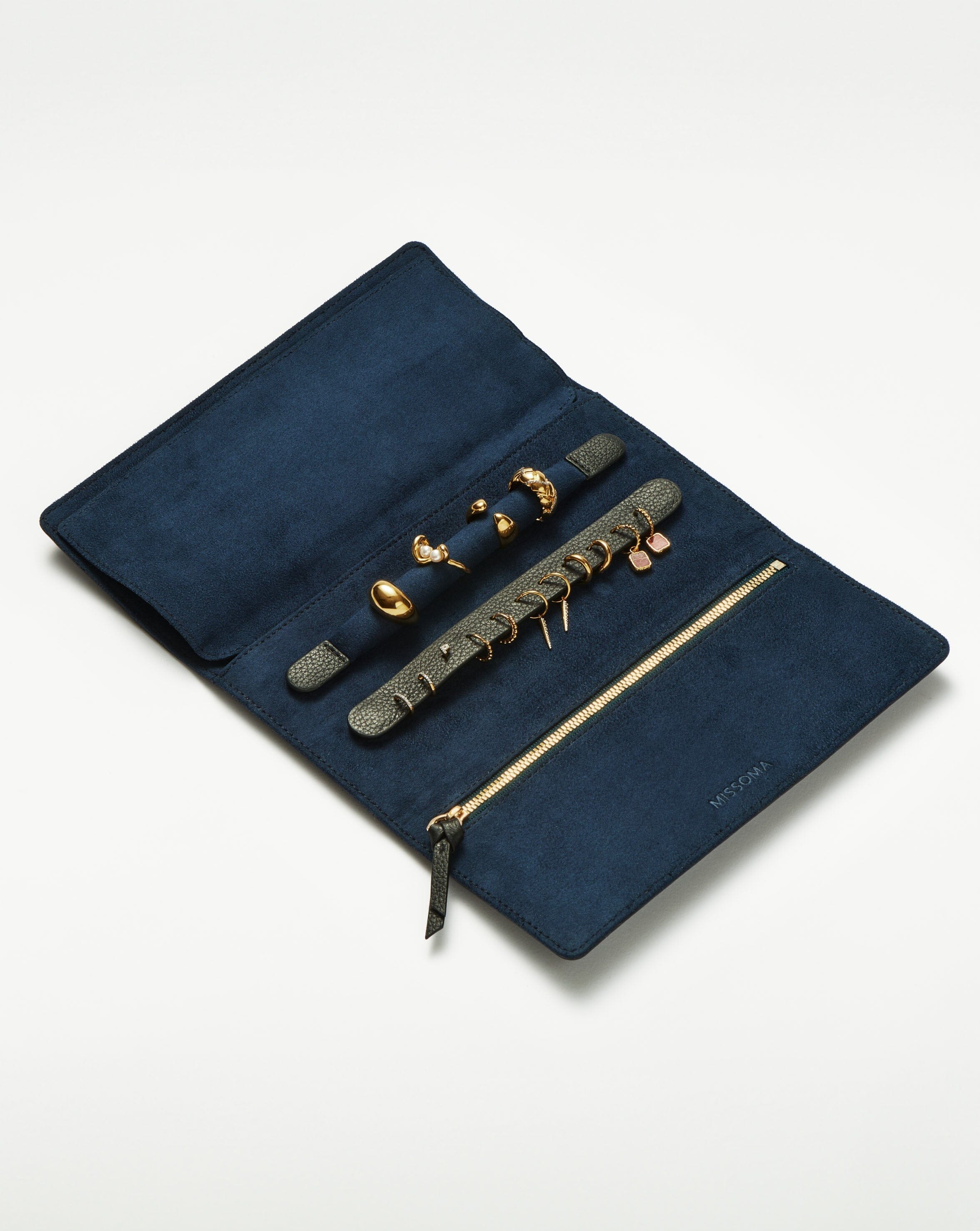 Leather Jewelry Roll | Onyx Black - Image 3