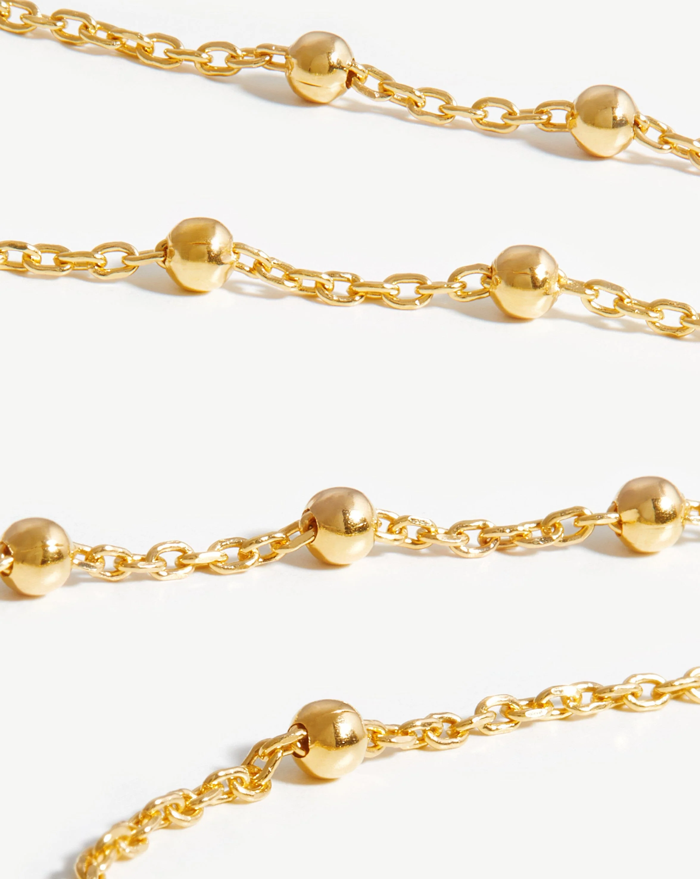 Long Orb Chain Necklace | 18k Gold Vermeil - Image 2
