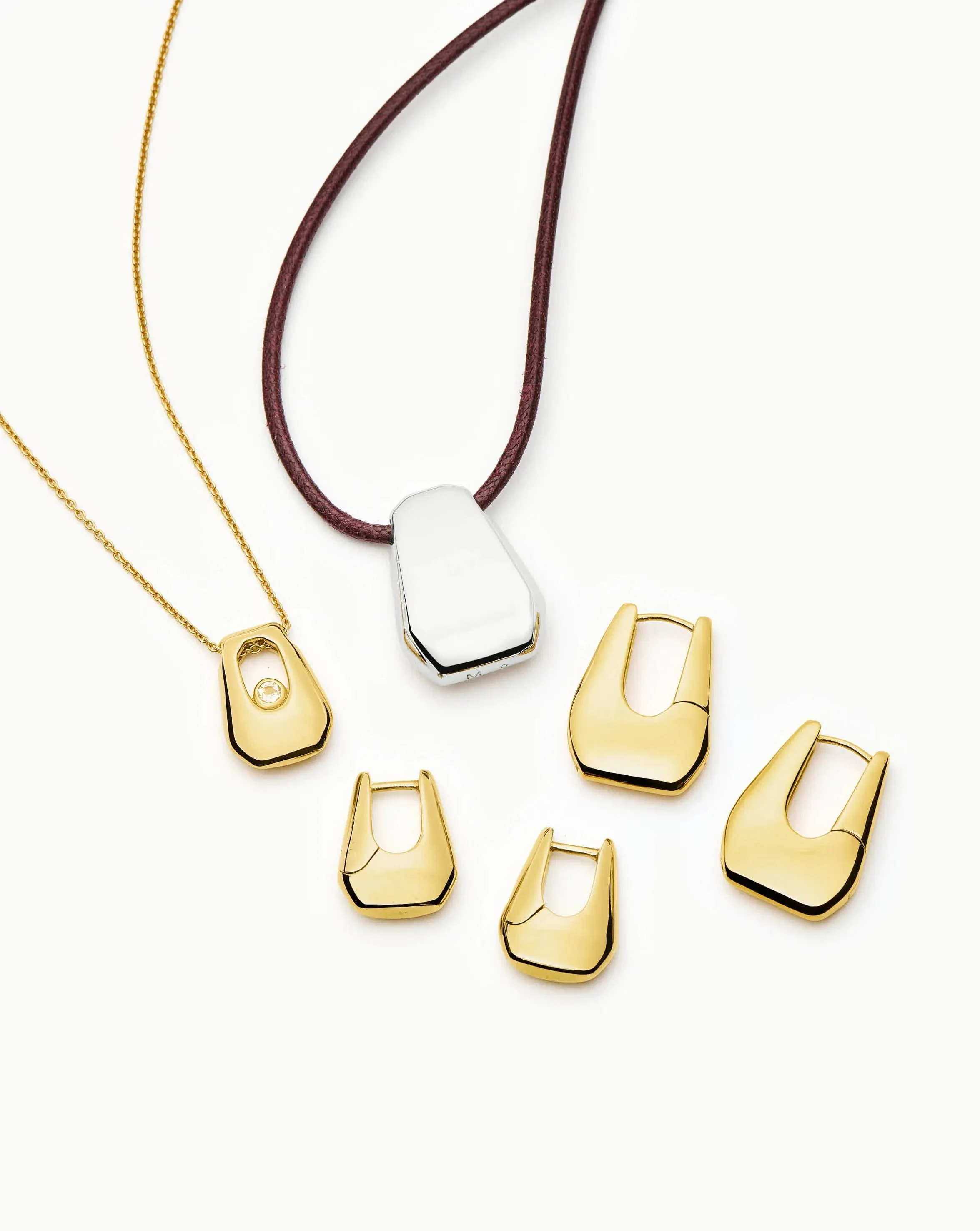 Lucy Williams Arco Pendant Necklace | 18k Gold Vermeil - Image 5