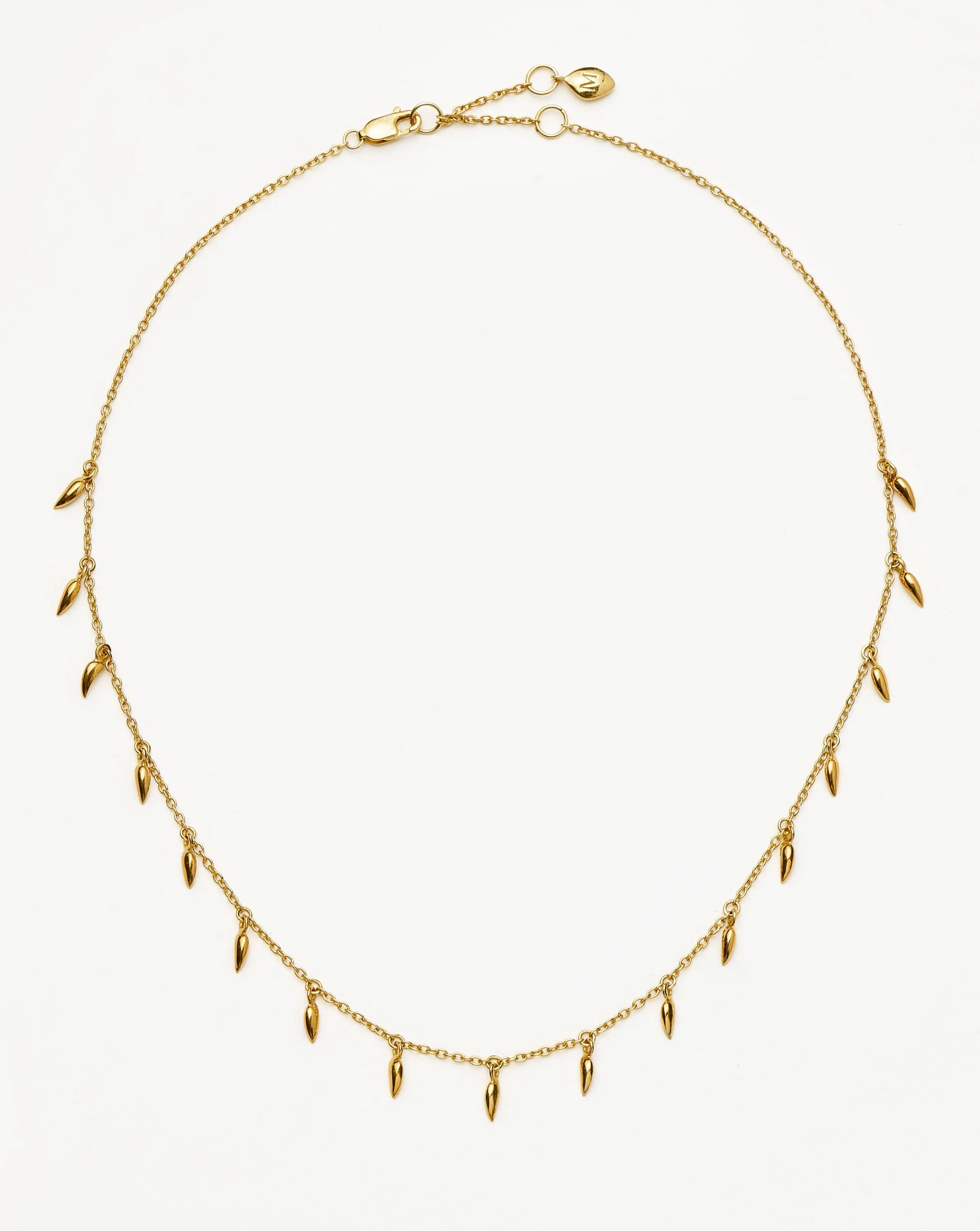 Lucy Williams Mini Fang Necklace | 18k Gold Vermeil