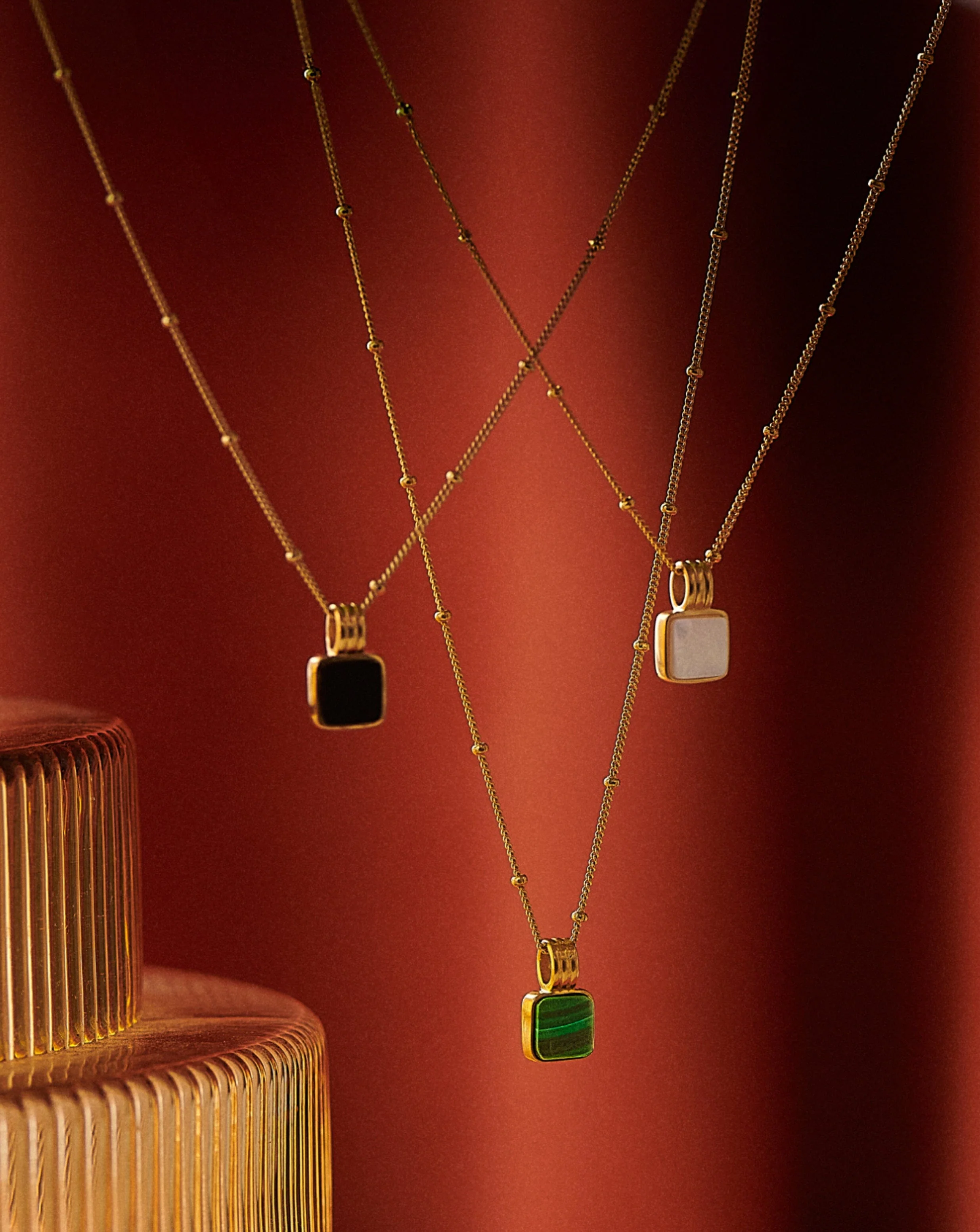 Lucy Williams Square Mother of Pearl Necklace - Image 6