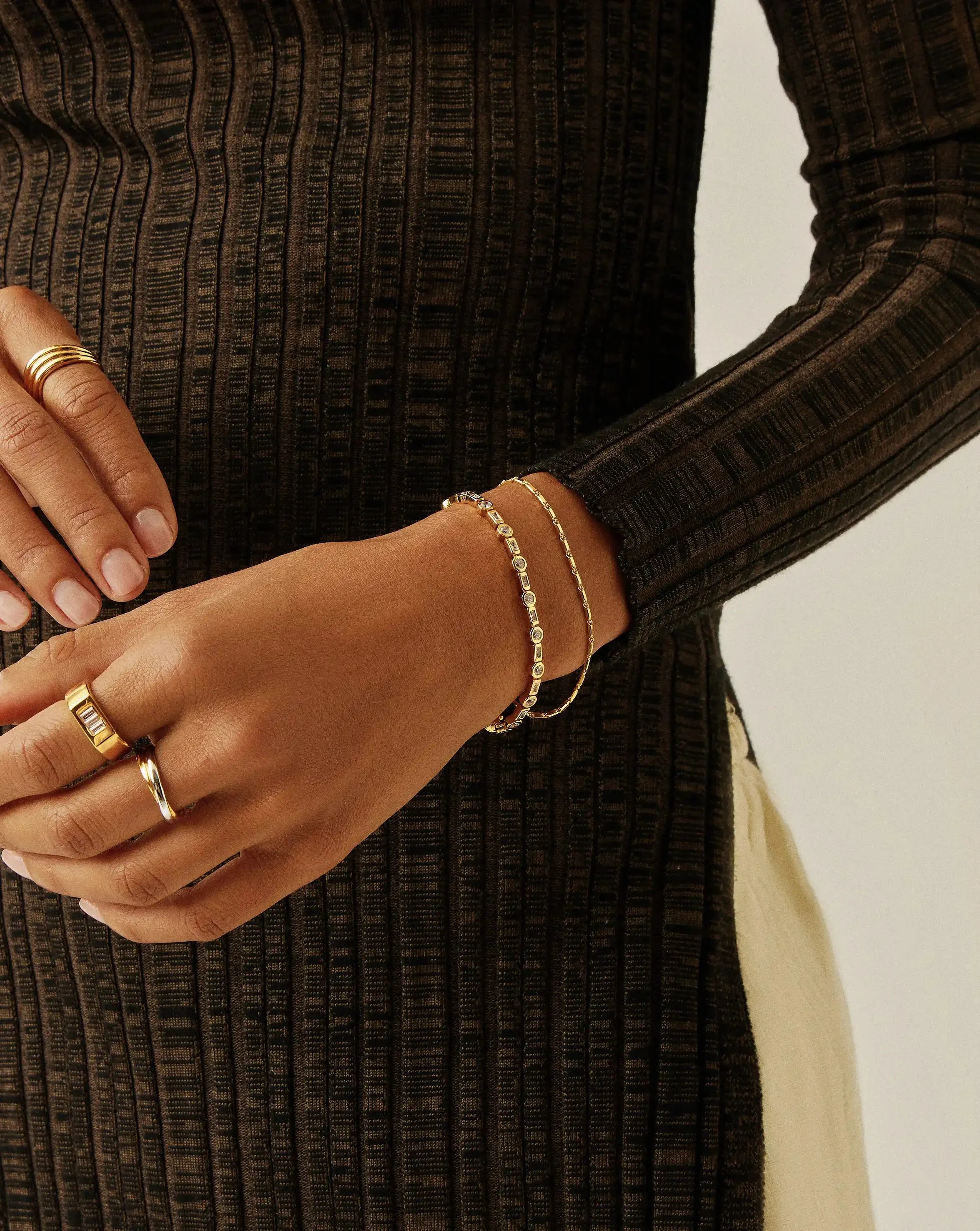 Lucy Williams Tennis Bracelet | 18k Gold Vermeil - Image 6