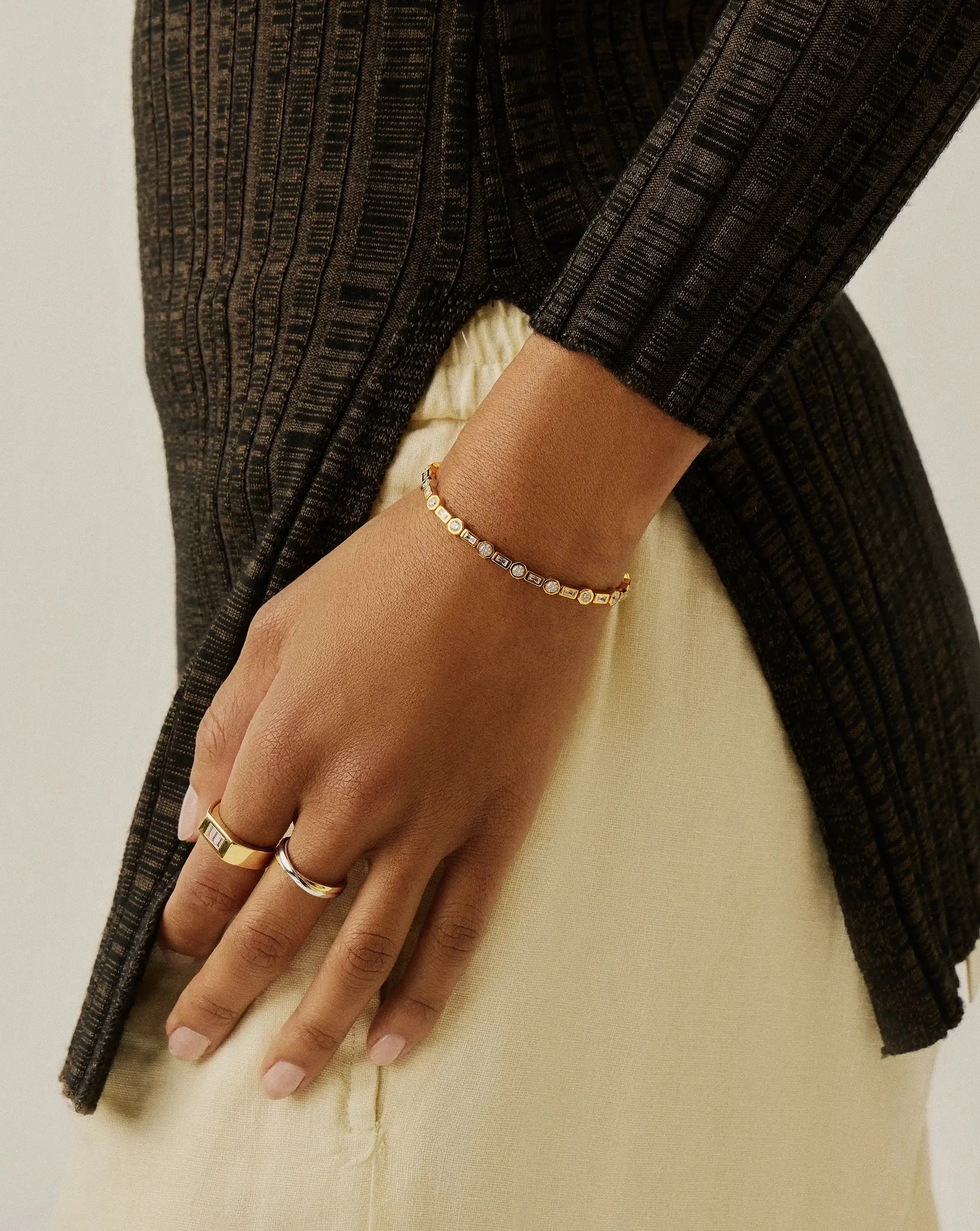 Lucy Williams Tennis Bracelet | 18k Gold Vermeil - Image 7