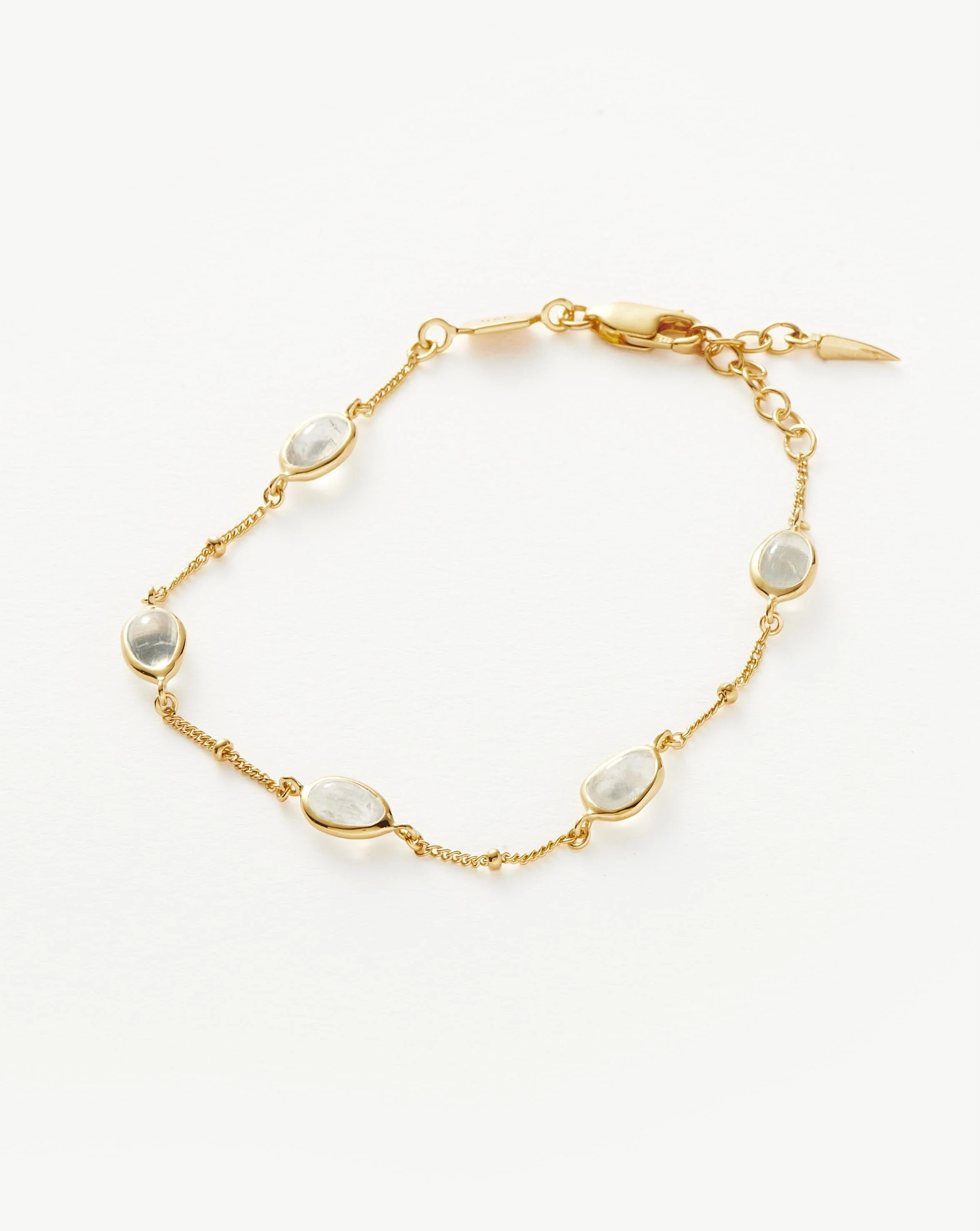 Magma Gemstone Charm Bracelet | 18k Recycled Gold Vermeil on Recycled Sterling Silver - Image 4