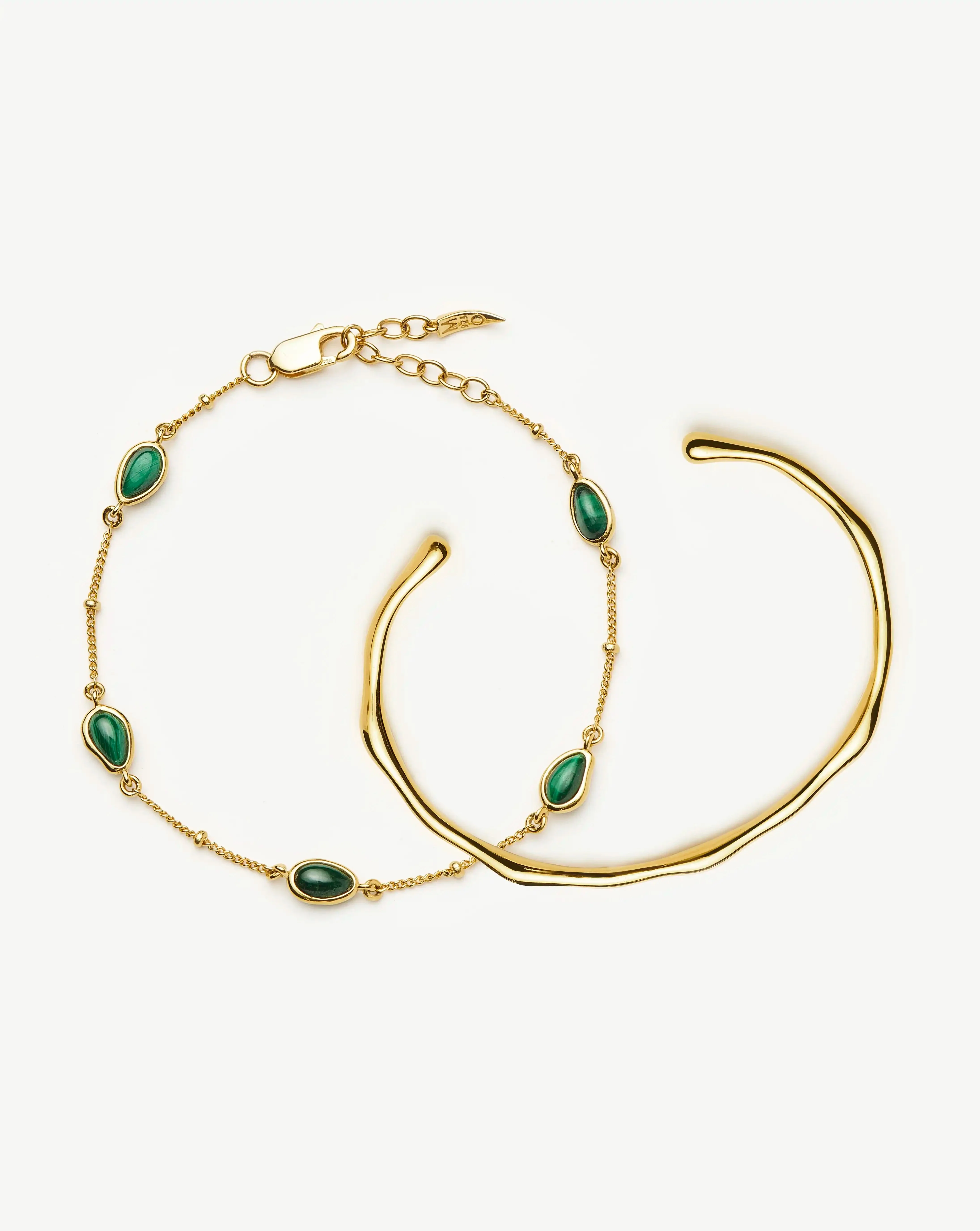 The Magma Moment Bracelet Set | 18k Gold Vermeil / 18k Gold Plated