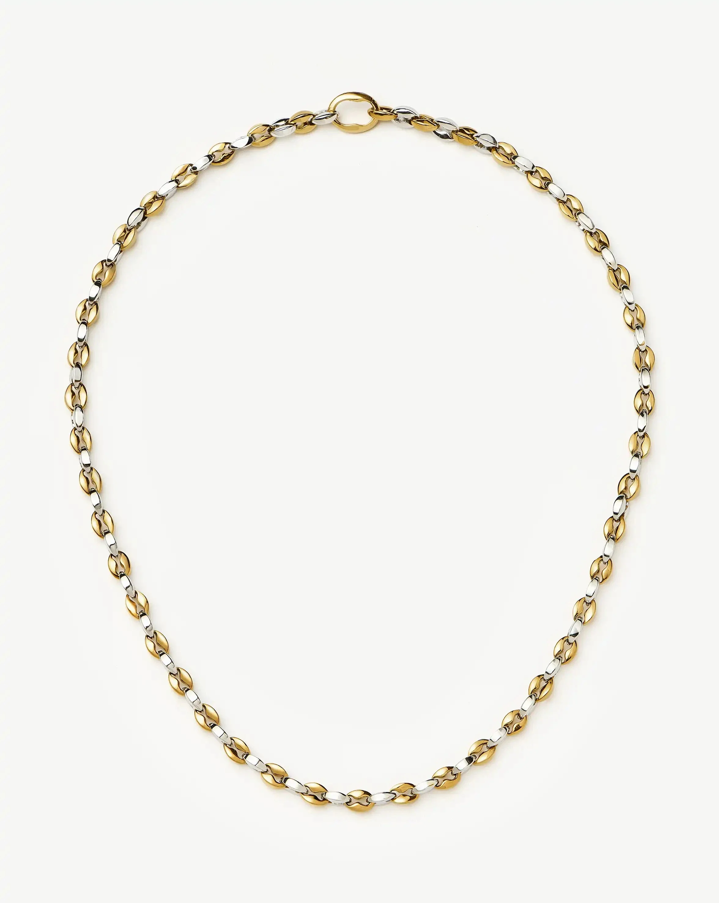 Mariner Short Chain Necklace | 18k Gold Plated/Platinum Plated