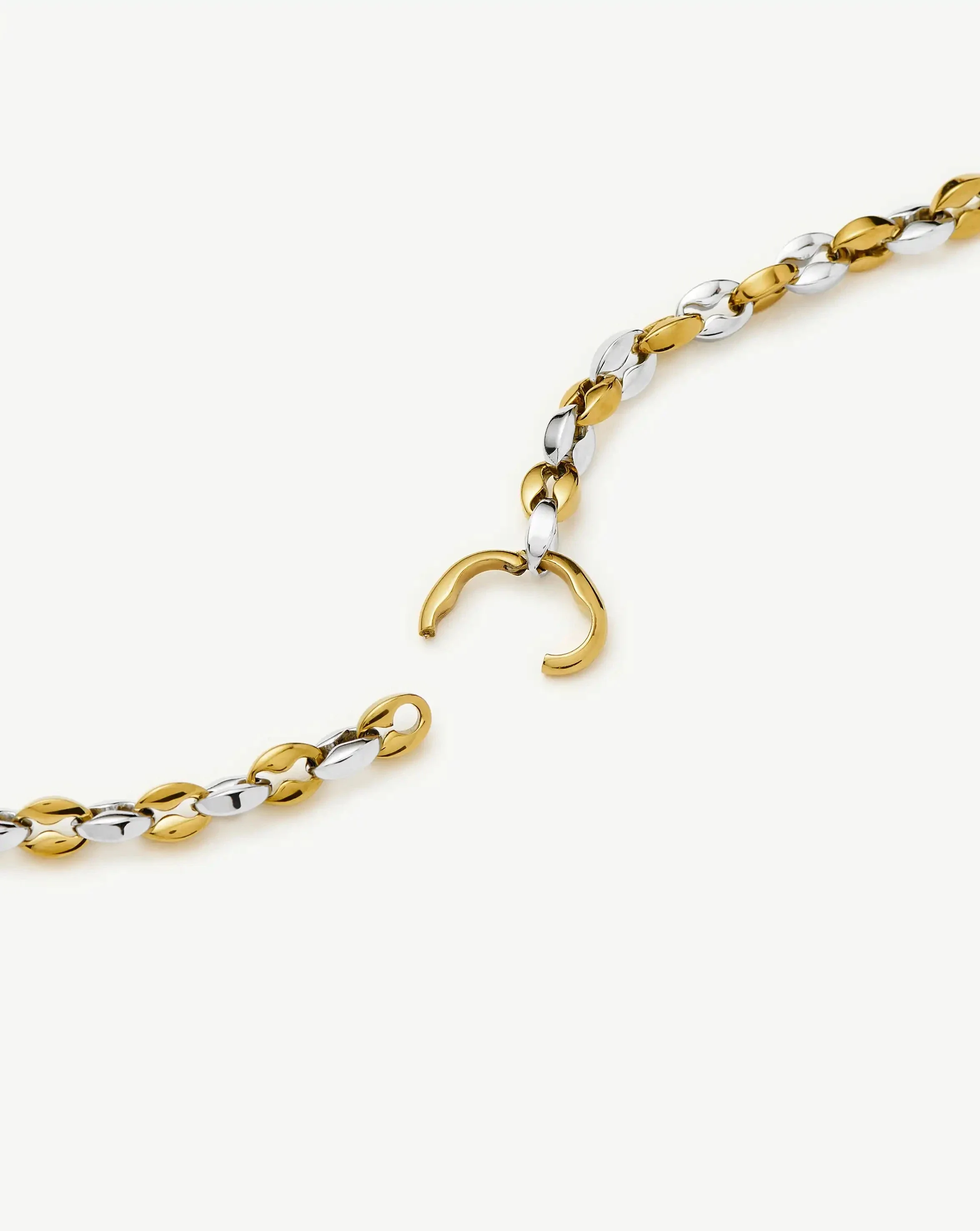 Mariner Short Chain Necklace | 18k Gold Plated/Platinum Plated - Image 4