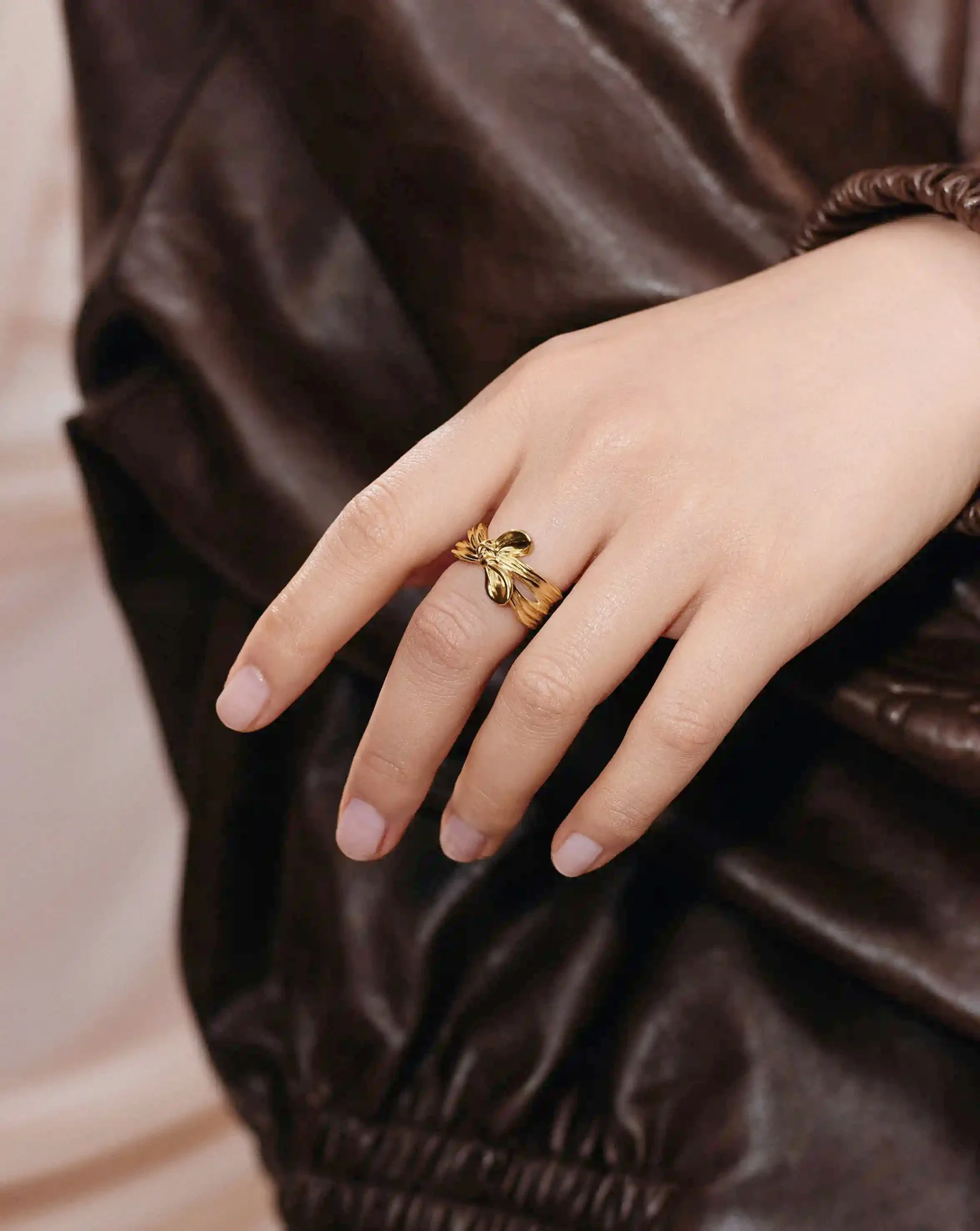 MARKGONG Bow Ring | 18k Gold Plated - Image 2