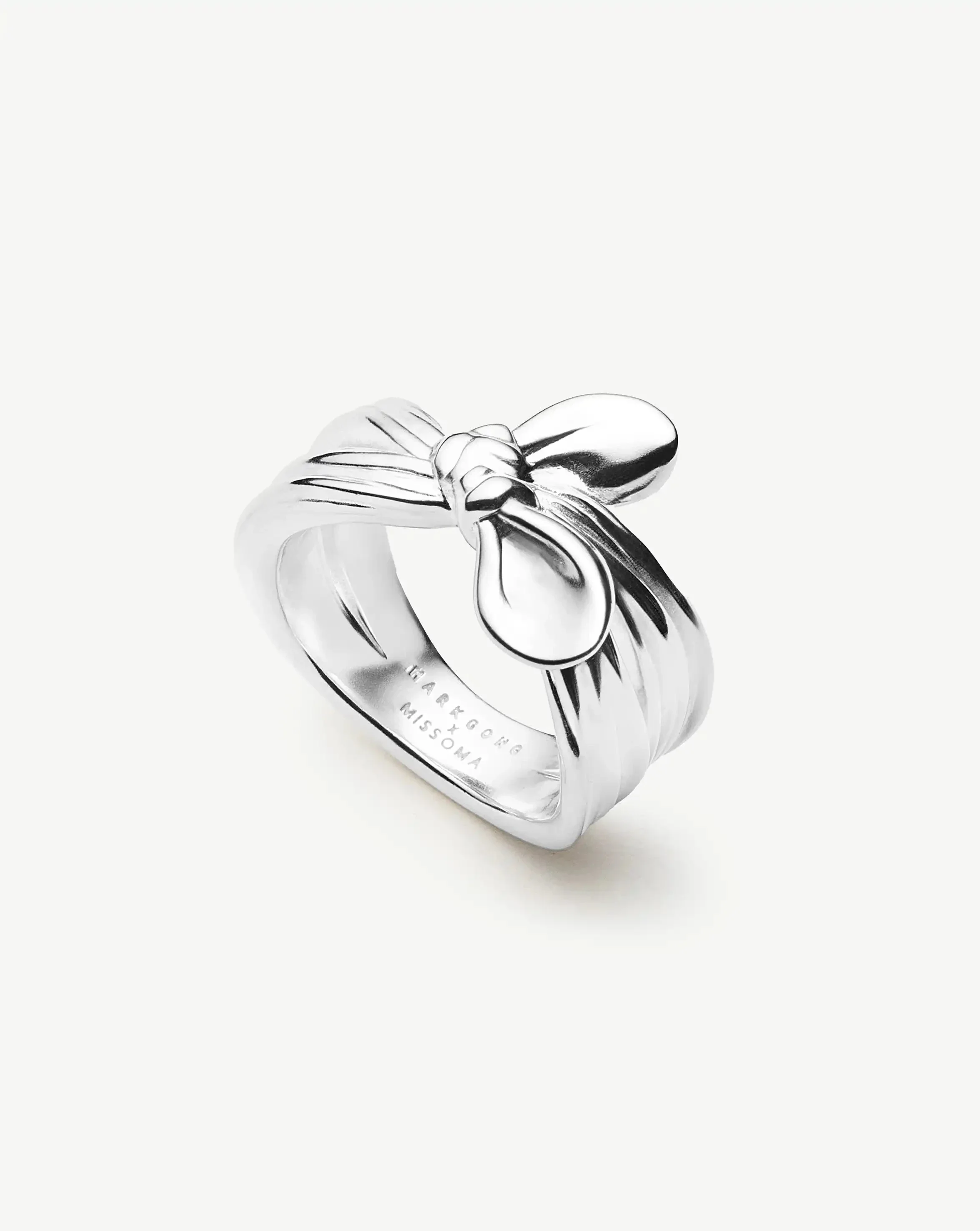 MARKGONG Bow Ring | Silver Plated - Image 4