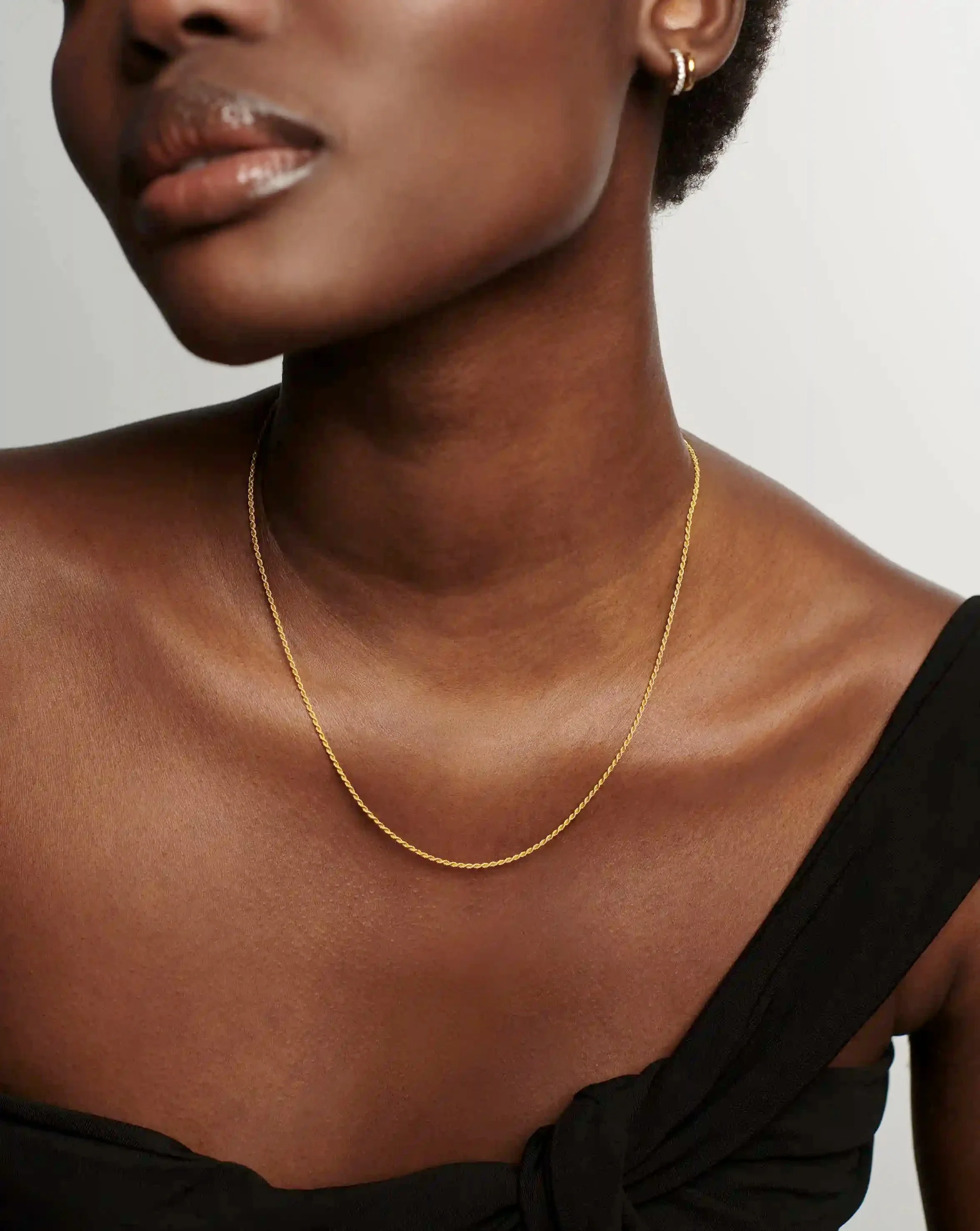 Medium Rope Chain Necklace | 18k Gold Vermeil - Image 2