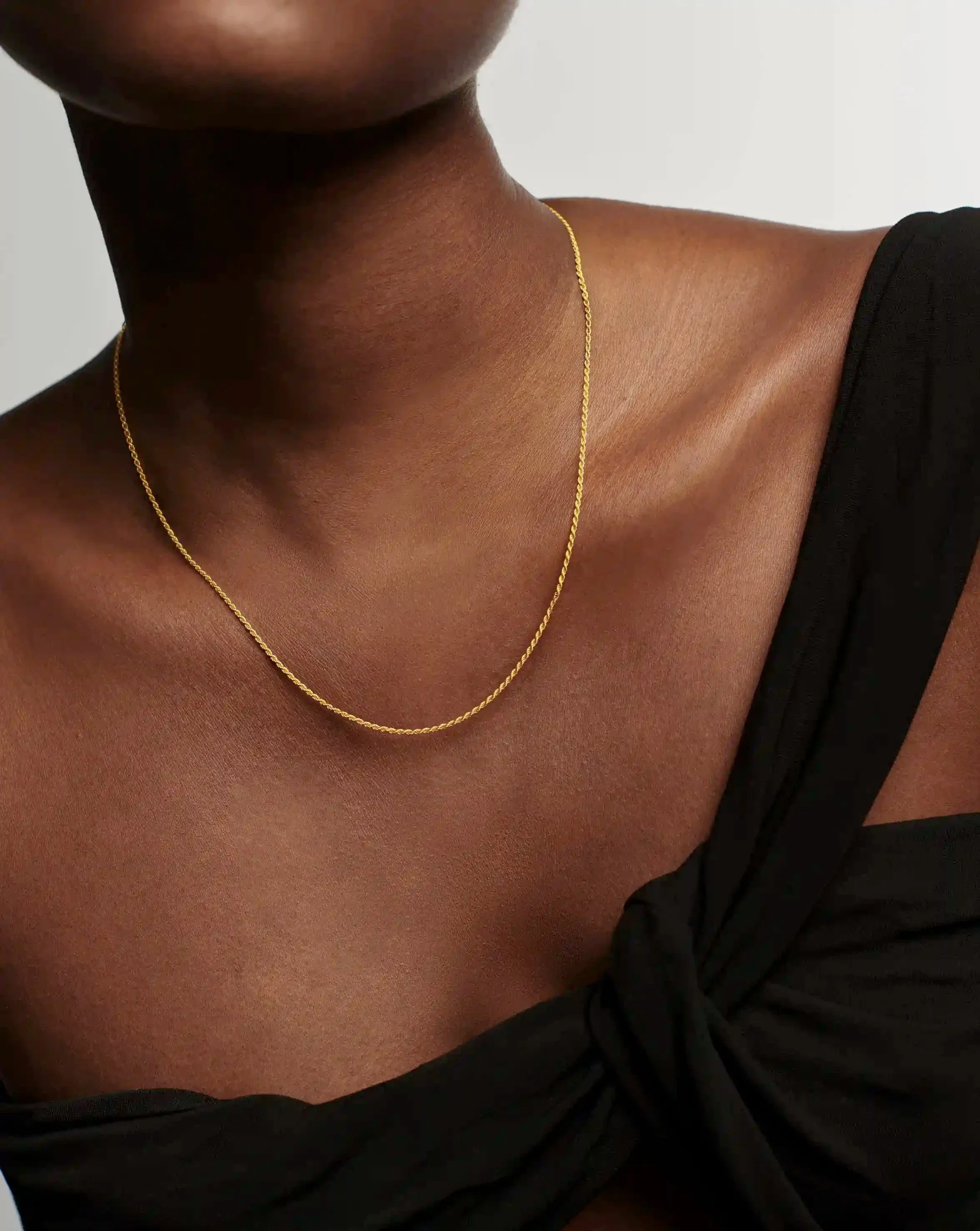 Medium Rope Chain Necklace | 18k Gold Vermeil - Image 3