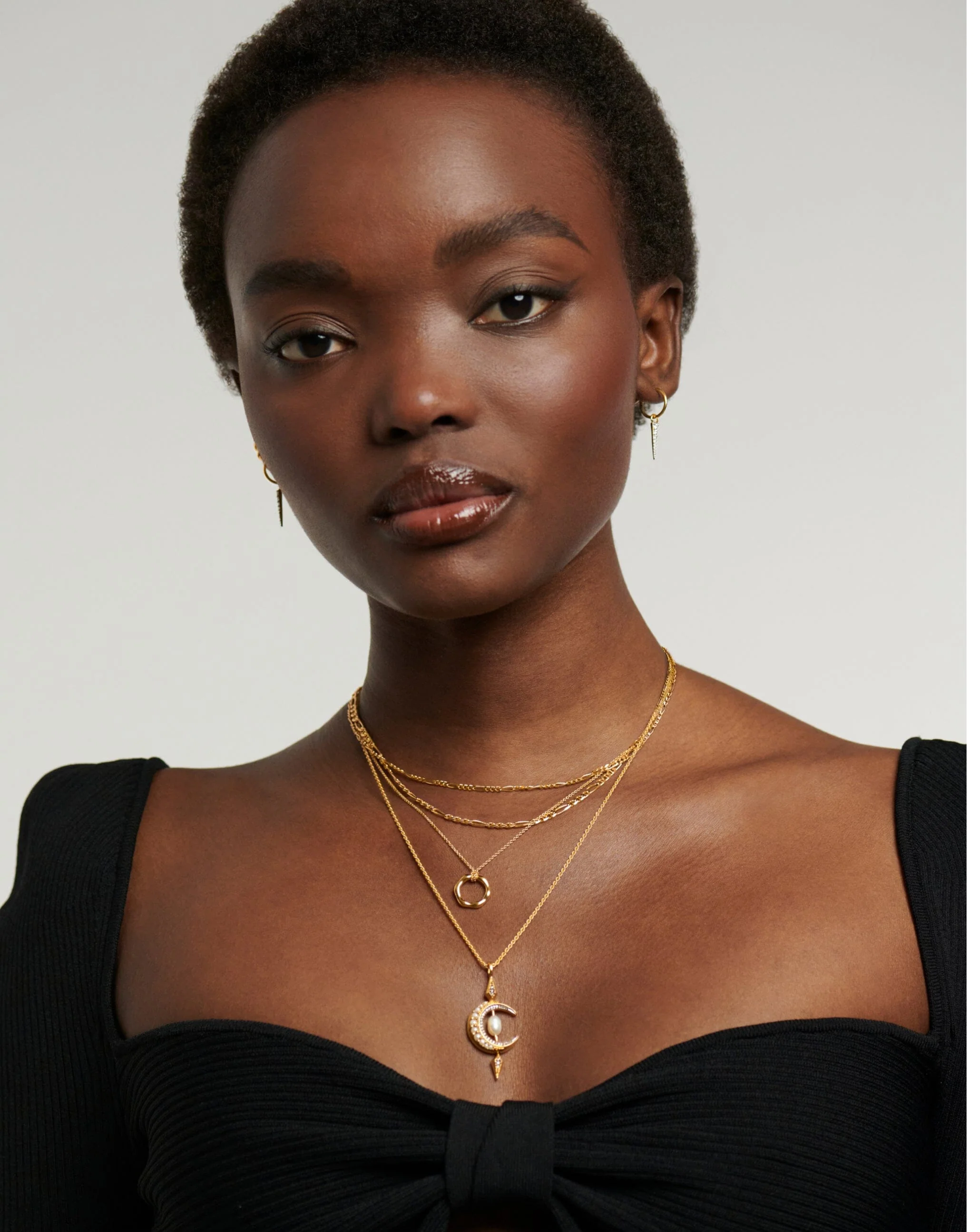 Mini Molten Pendant Necklace - Image 2