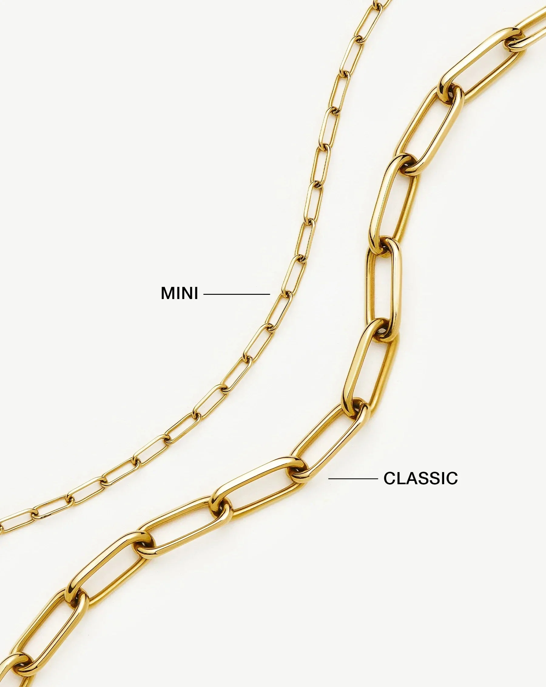 Mini Paperclip Chain Bracelet | 18k Gold Plated - Image 5