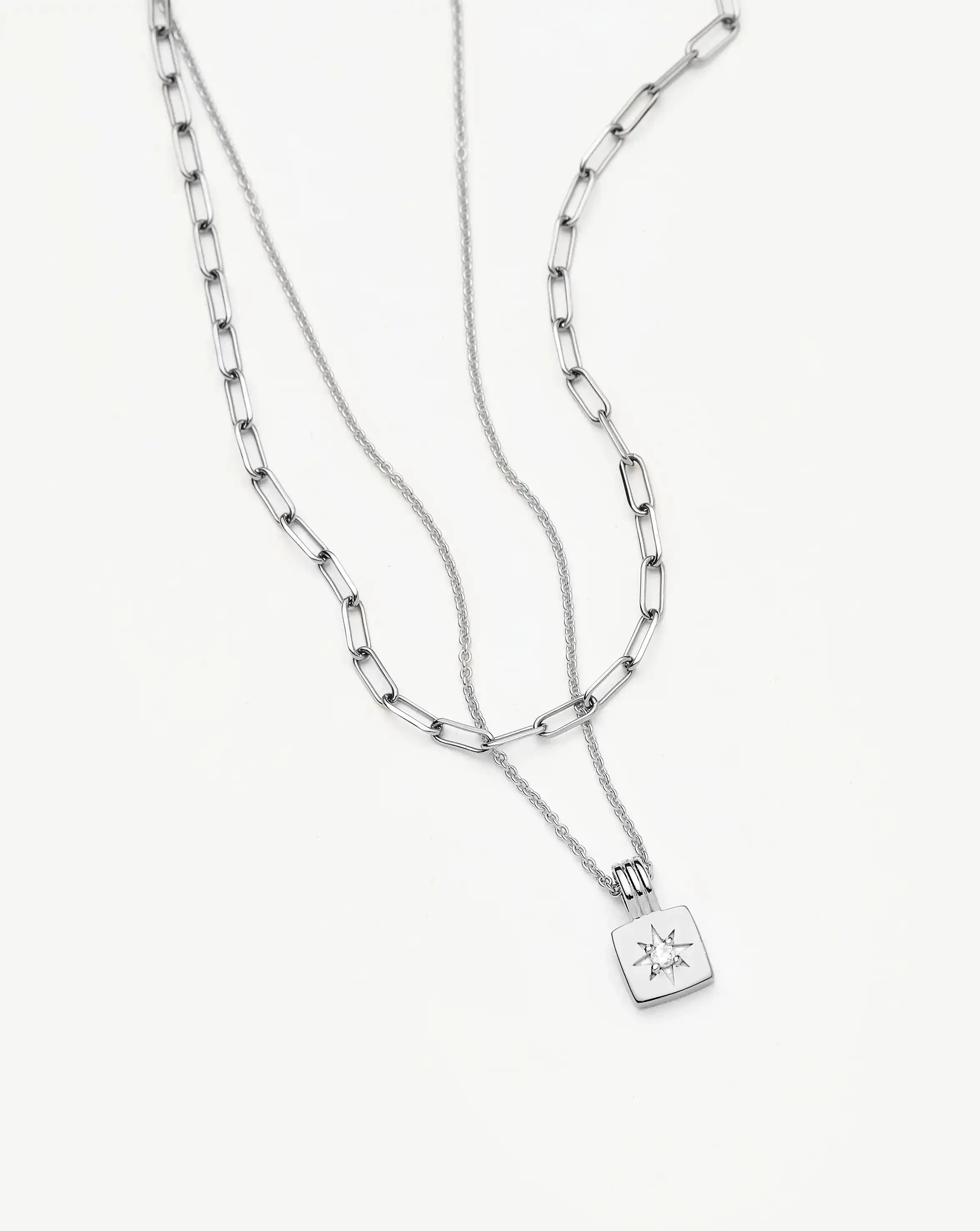 The Effortless Necklace Set | Platinum Plated - Image 4